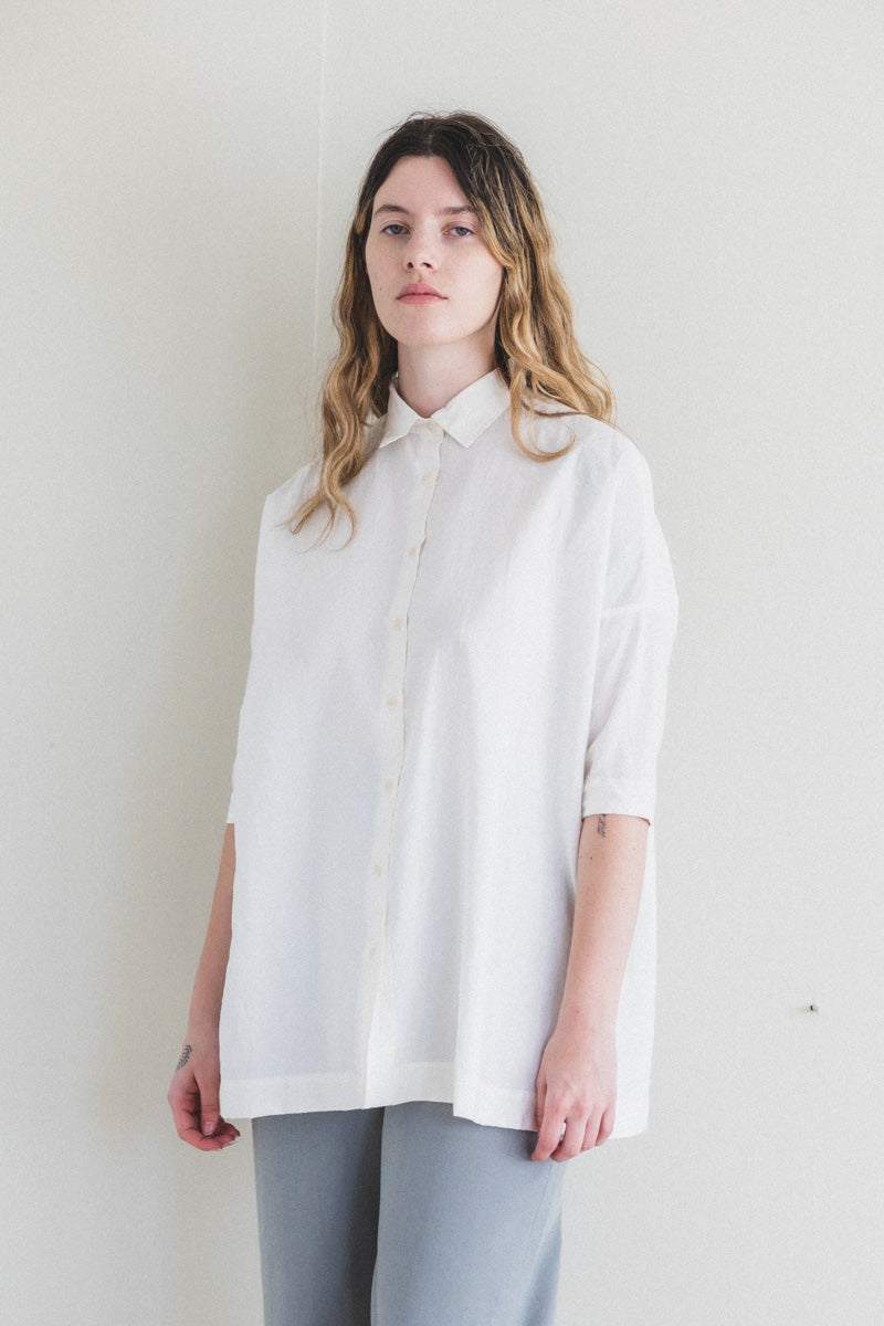 SQUARE SHIRT IN WHITE BRALL