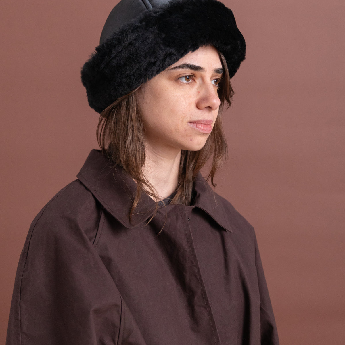 Original BALLY black sheepskin hat BALLY Sheepskin Hat – AtMall main image 3