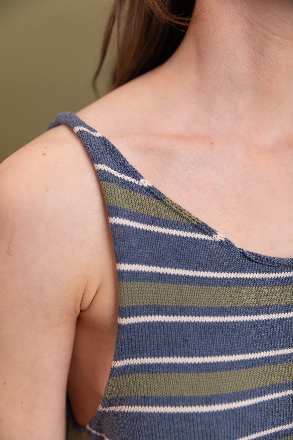 THEA DRESS IN STRIPED KNIT