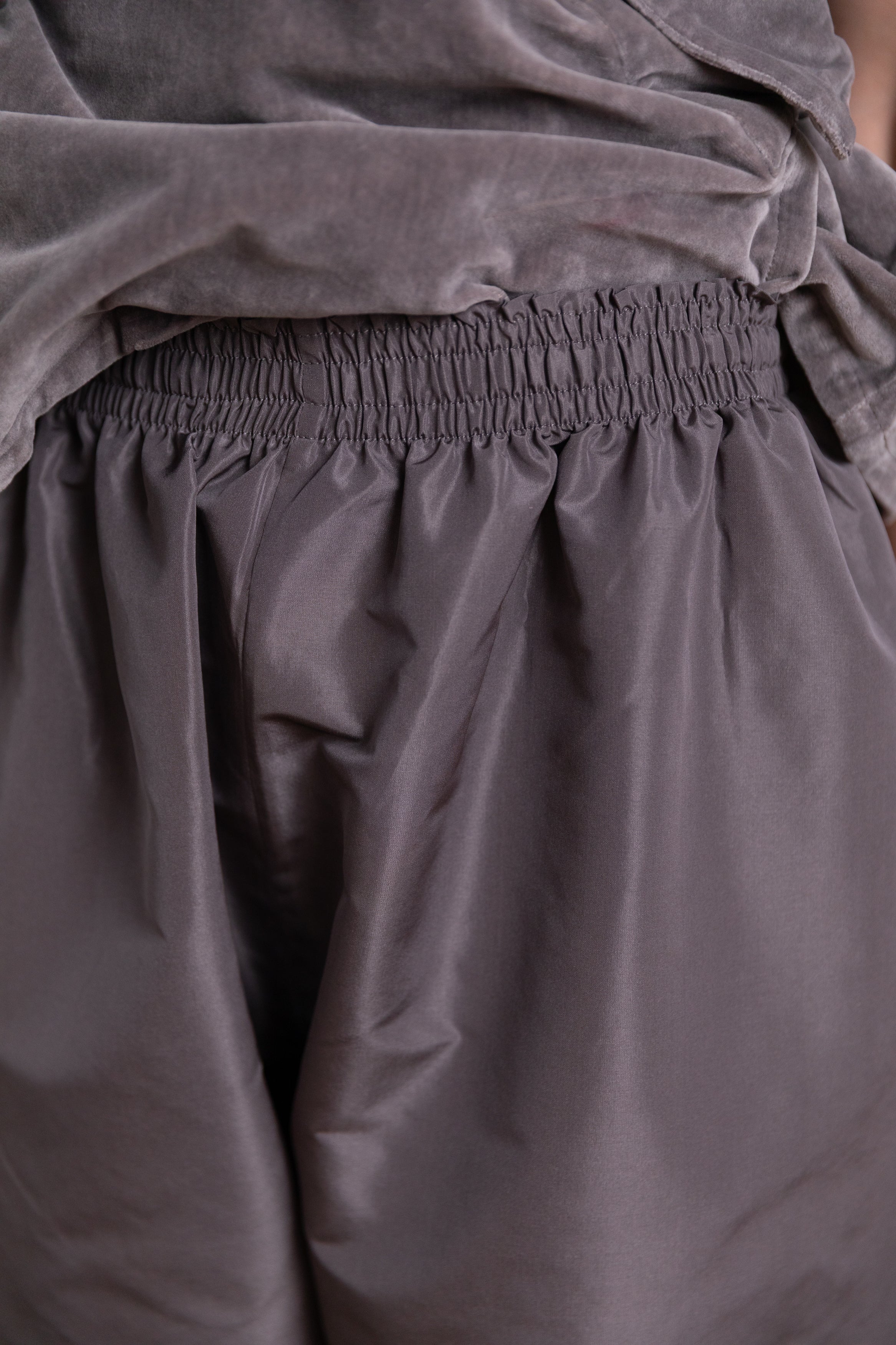 LEXY PANT IN METAL SILK TAFFETA