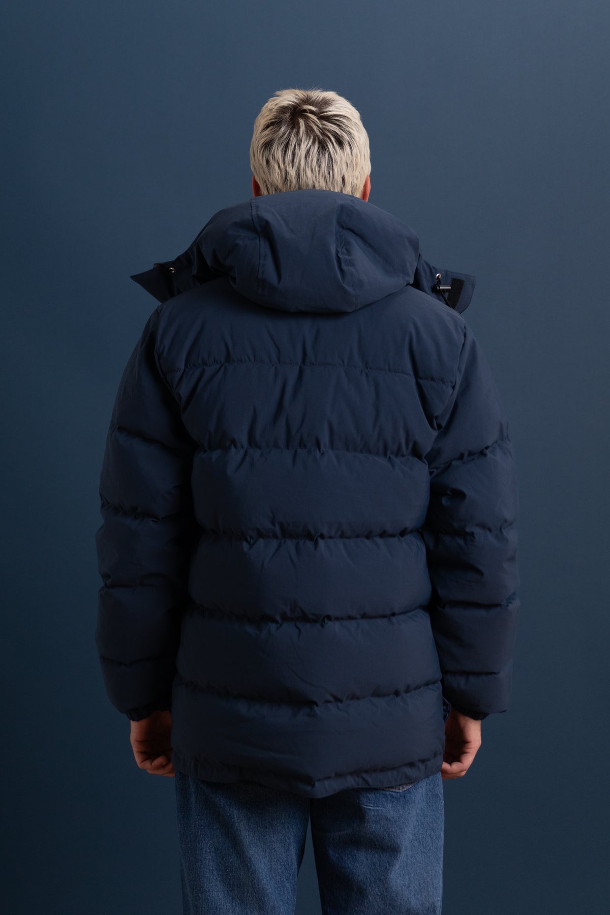 CLASSICO PARKA IN NAVY 60/40 COTTON/NYLON