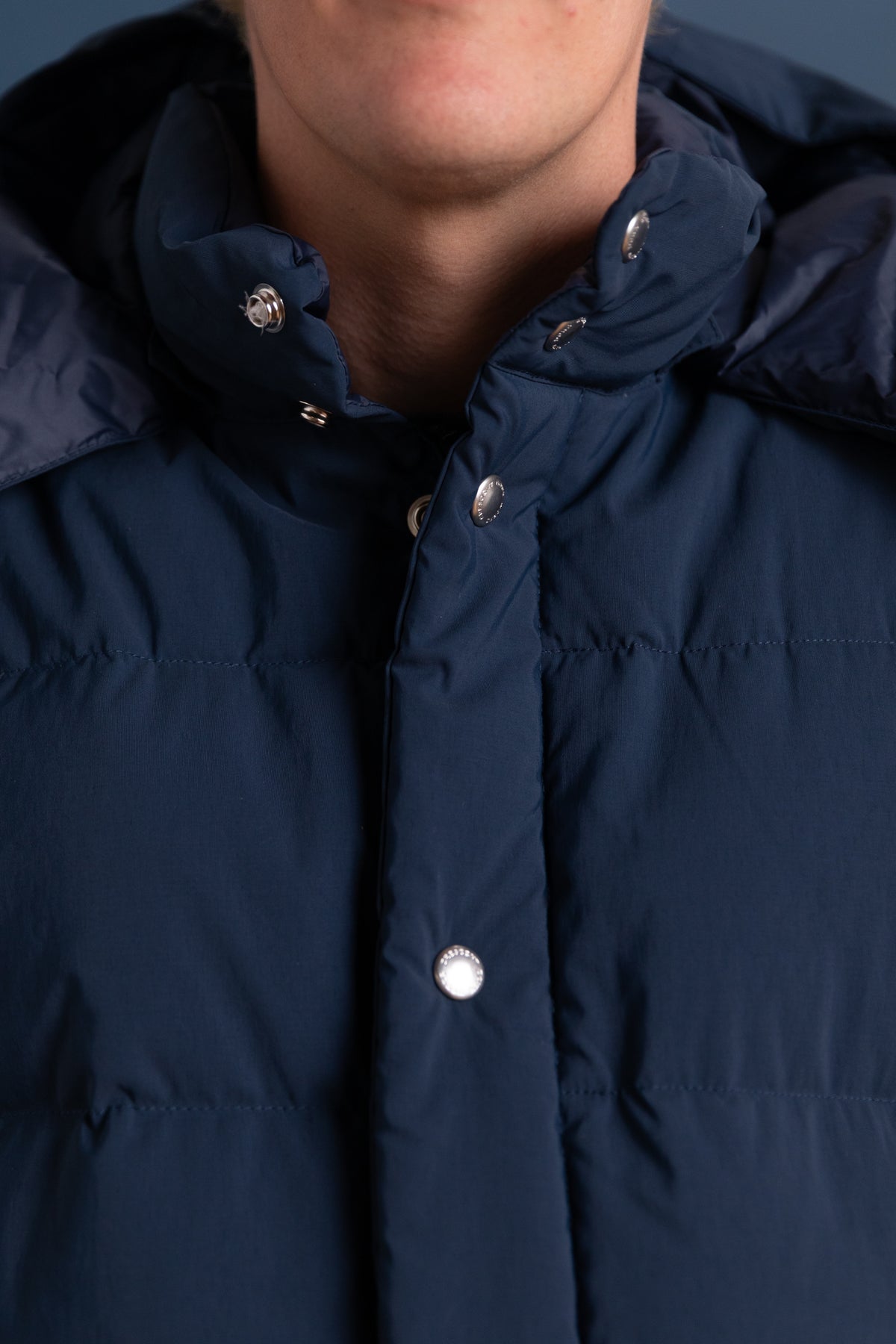CLASSICO PARKA IN NAVY 60/40 COTTON/NYLON