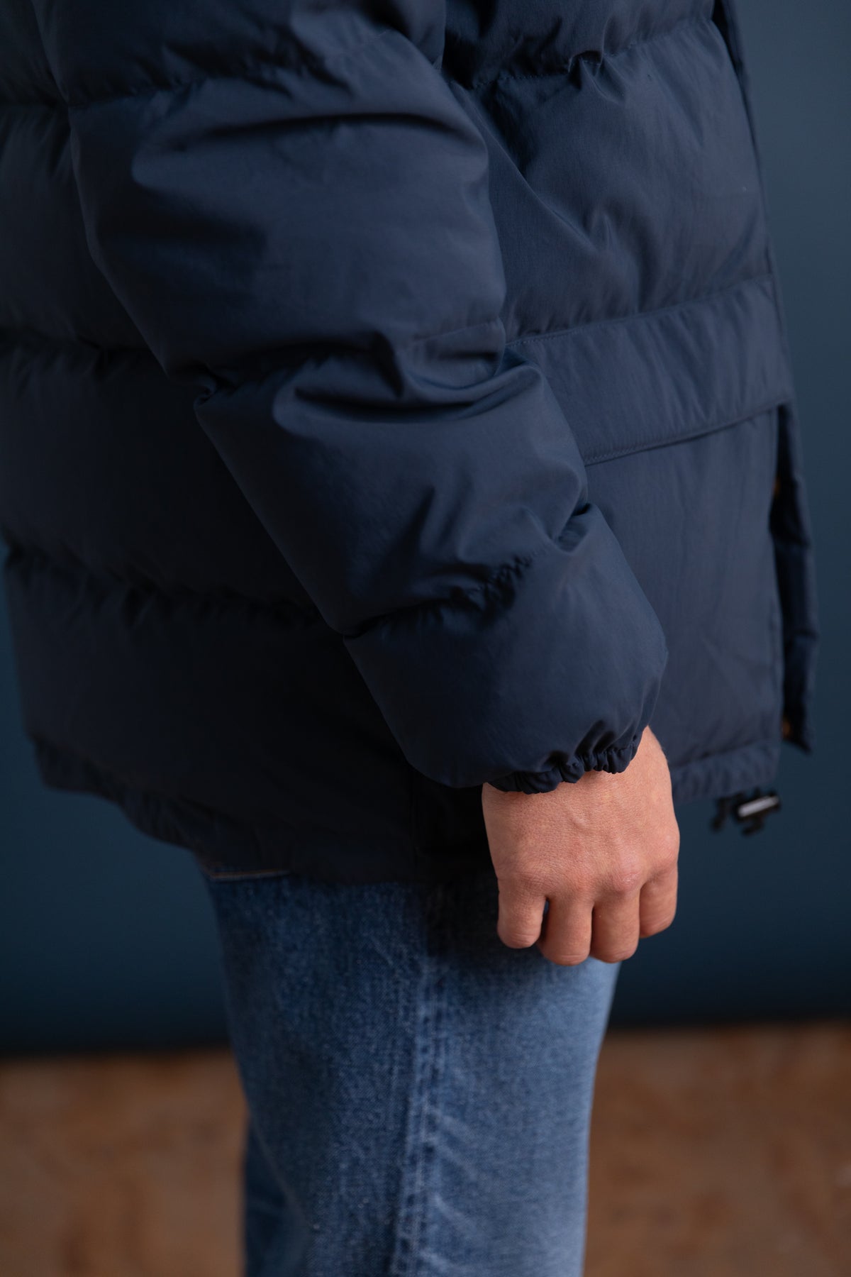 CLASSICO PARKA IN NAVY 60/40 COTTON/NYLON