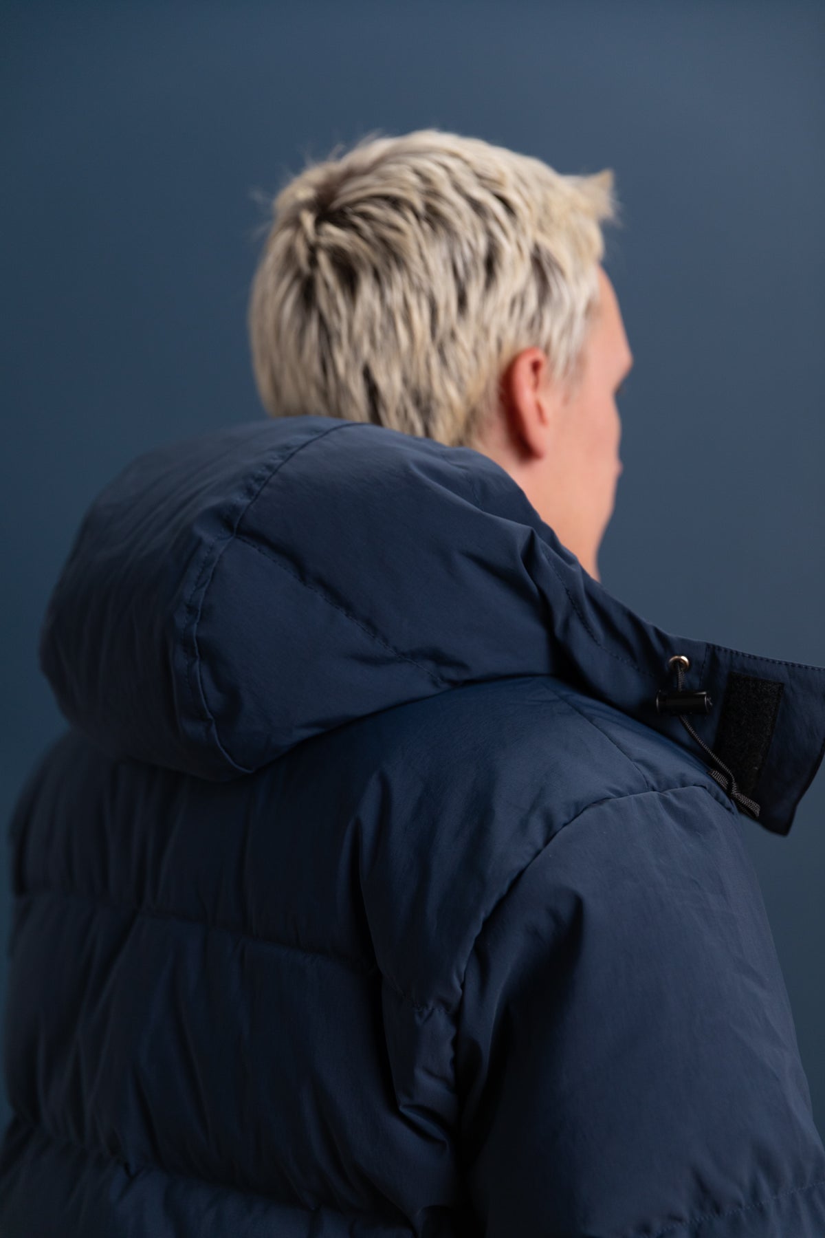 CLASSICO PARKA IN NAVY 60/40 COTTON/NYLON