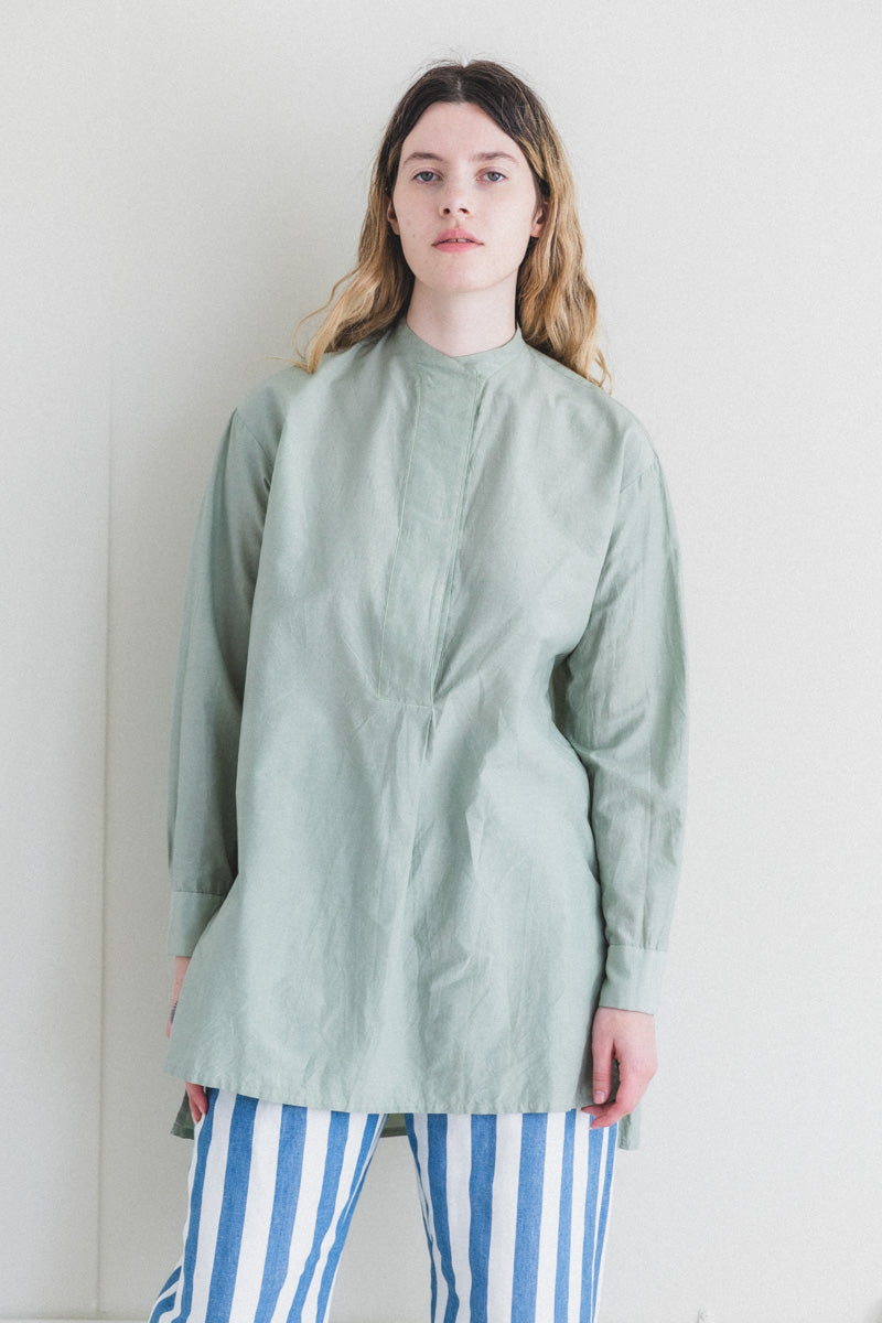 DAY SHIRT IN COTTON SILK TYPEWRITE CLOTH
