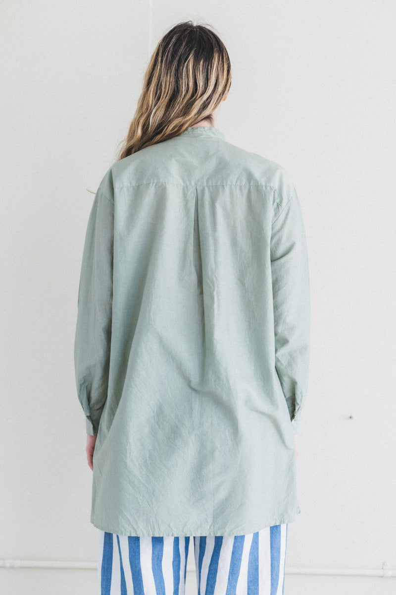 DAY SHIRT IN COTTON SILK TYPEWRITE CLOTH