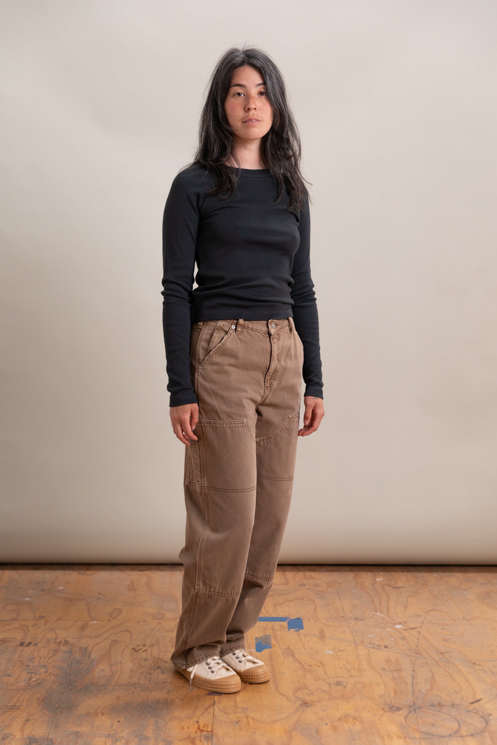 DOVE CARPENTER JEANS IN OAK BROWN