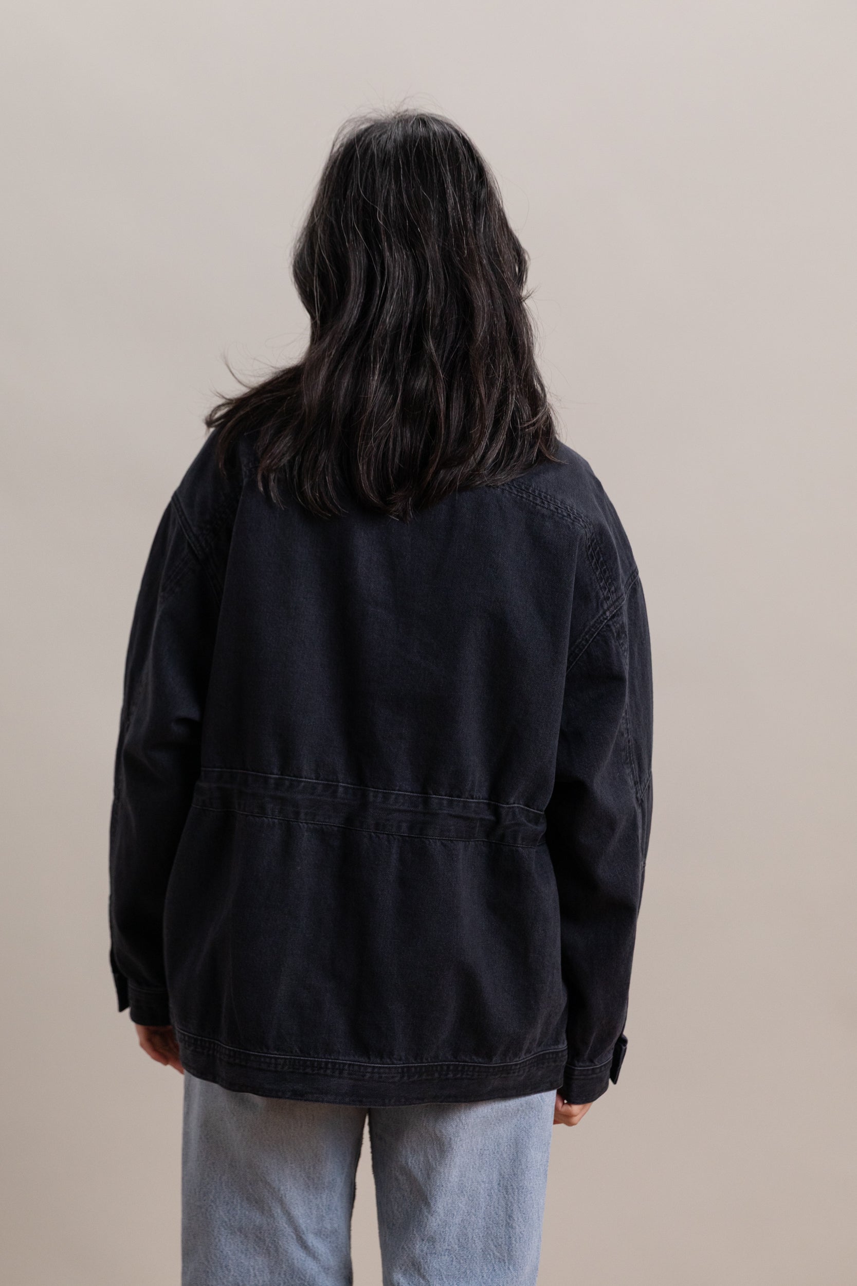 MOUNTAIN JACKET IN HURRICANE DENIM