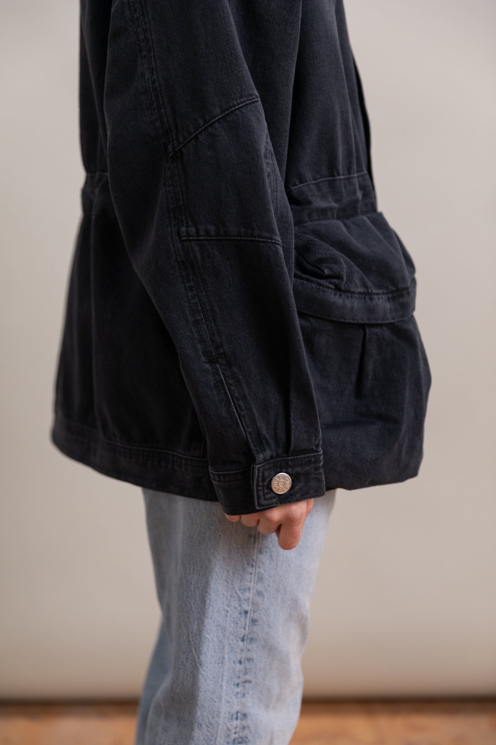 MOUNTAIN JACKET IN HURRICANE DENIM
