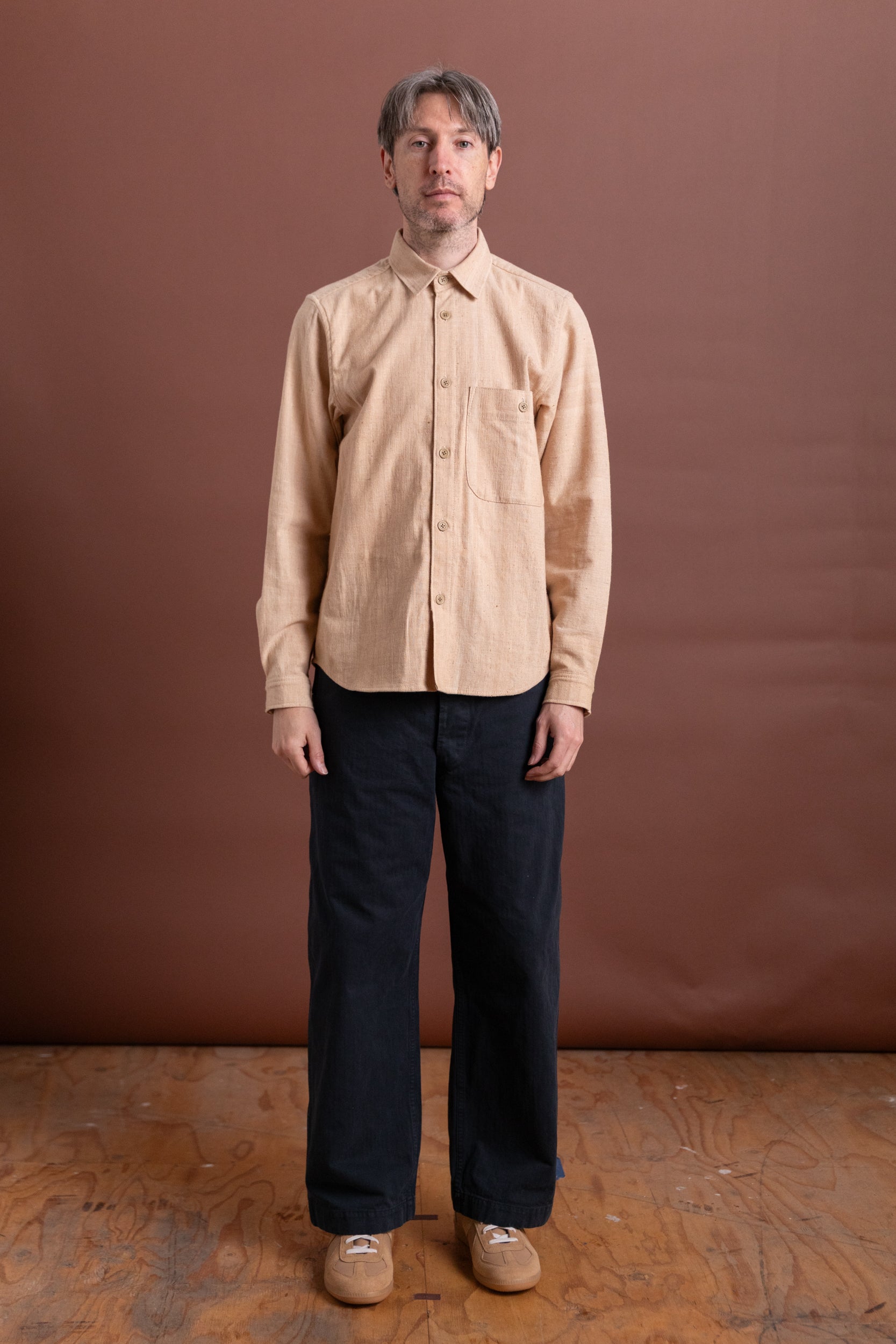 ENCINO PINTOR SHIRT IN NATURAL DYE