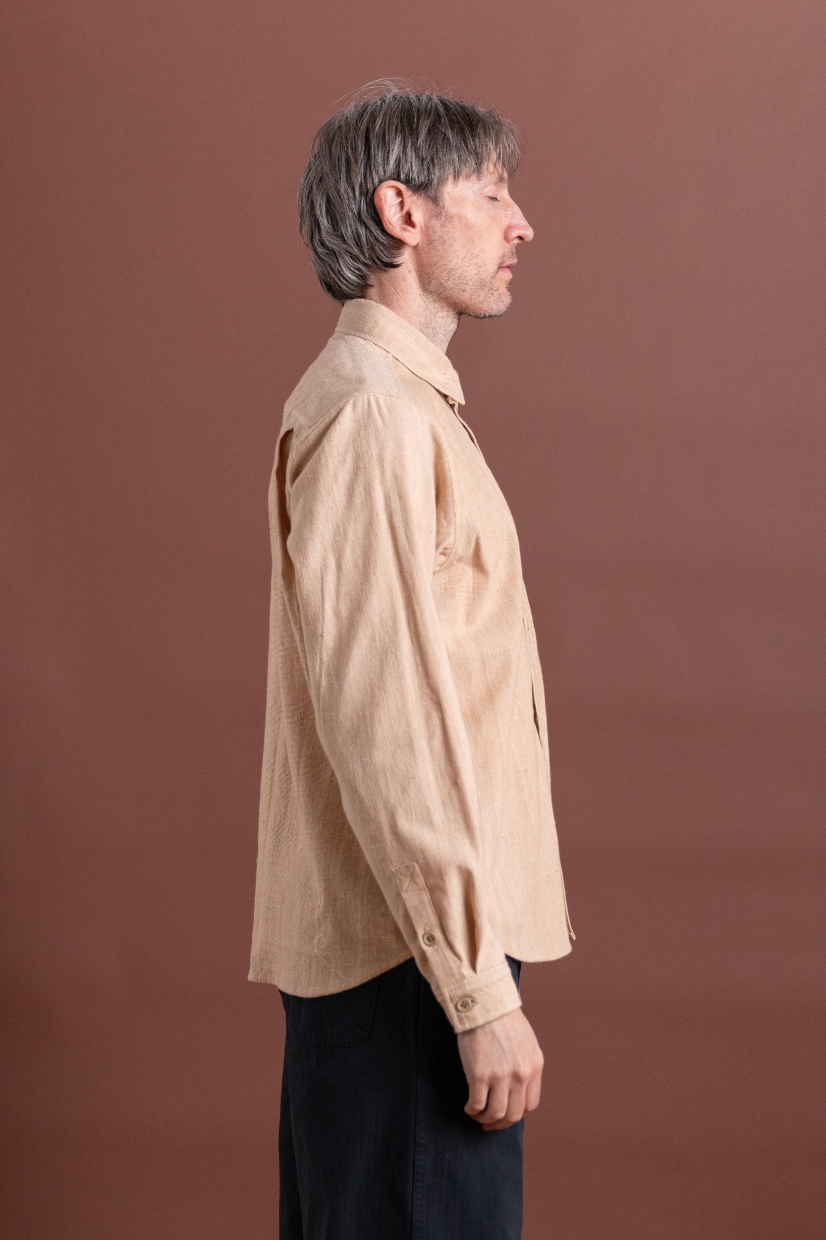 ENCINO PINTOR SHIRT IN NATURAL DYE