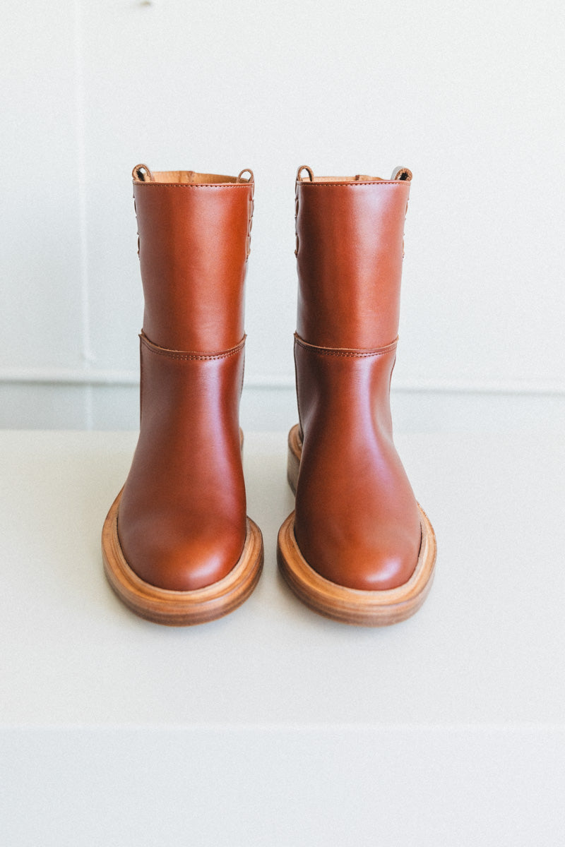 ANELLA LOW IN CAMEL LEATHER