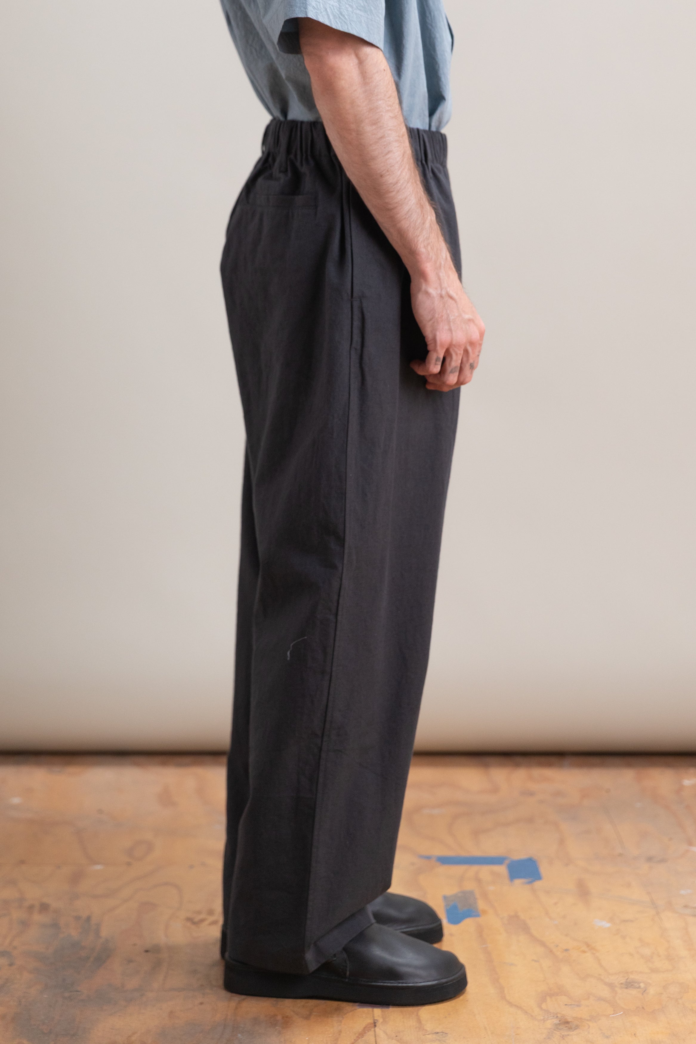 CARRY ON PANT IN SUMIKURO OVERDYE CANVAS