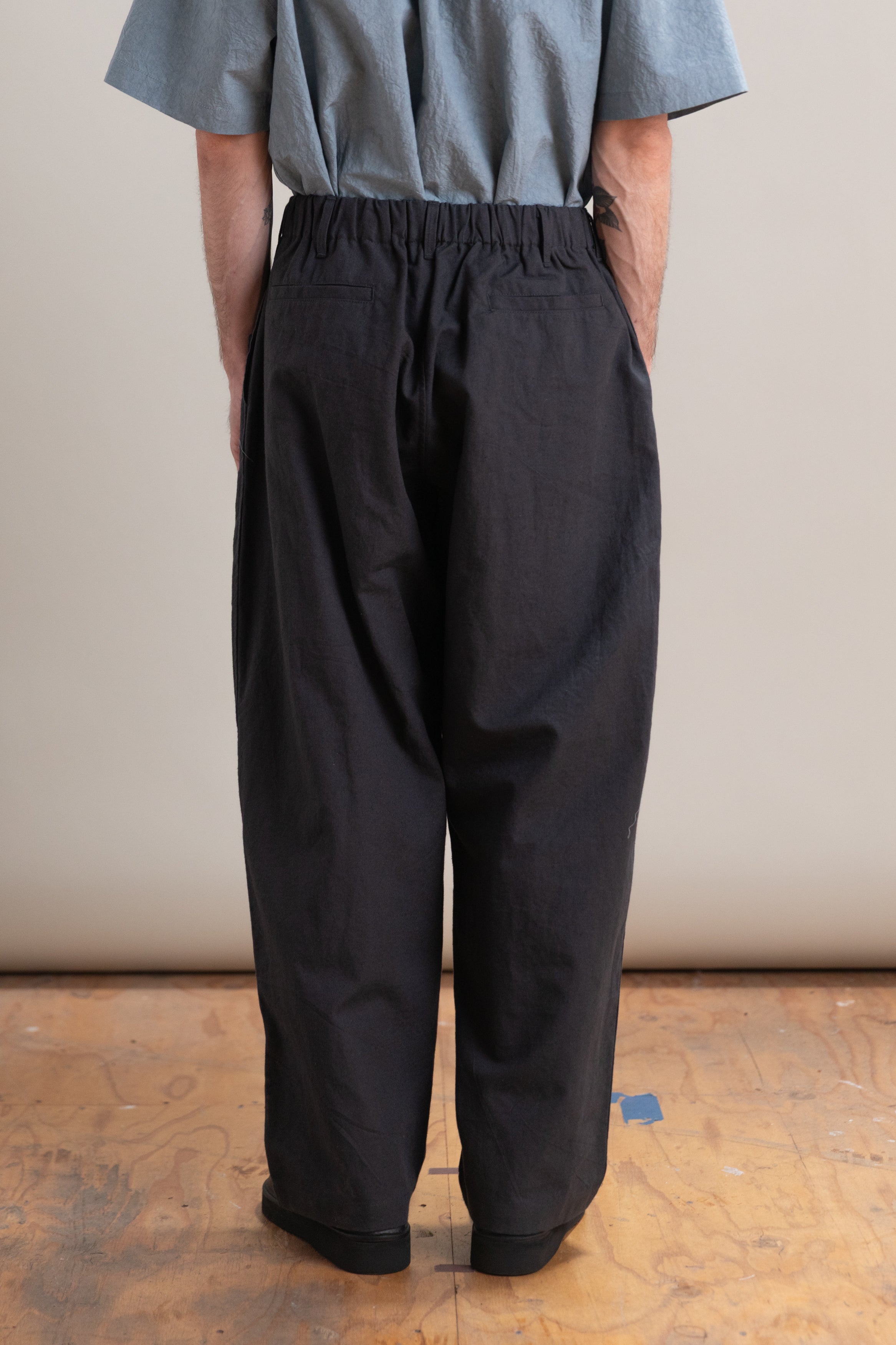 CARRY ON PANT IN SUMIKURO OVERDYE CANVAS