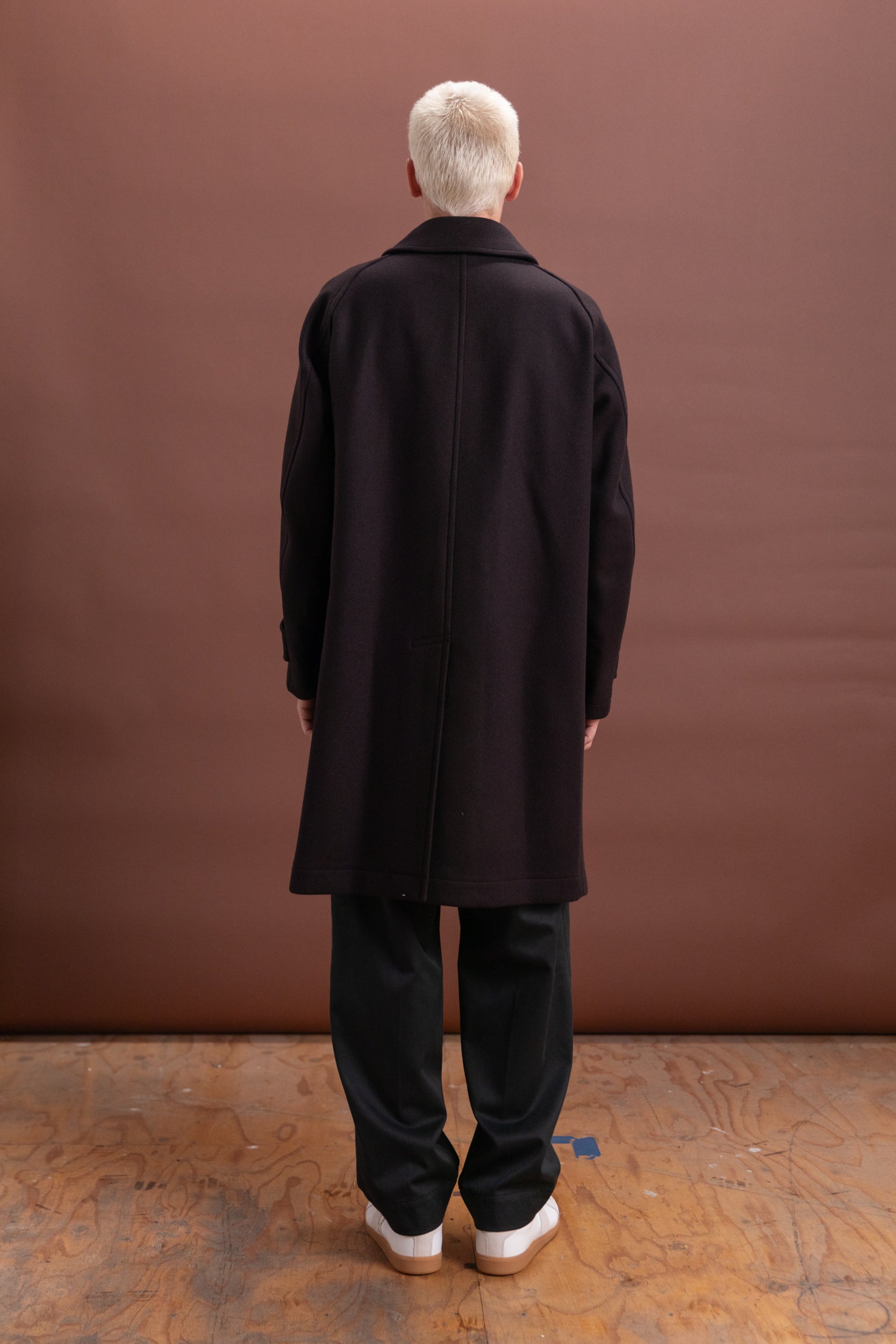 TRAVELER COAT IN TOP BROWN