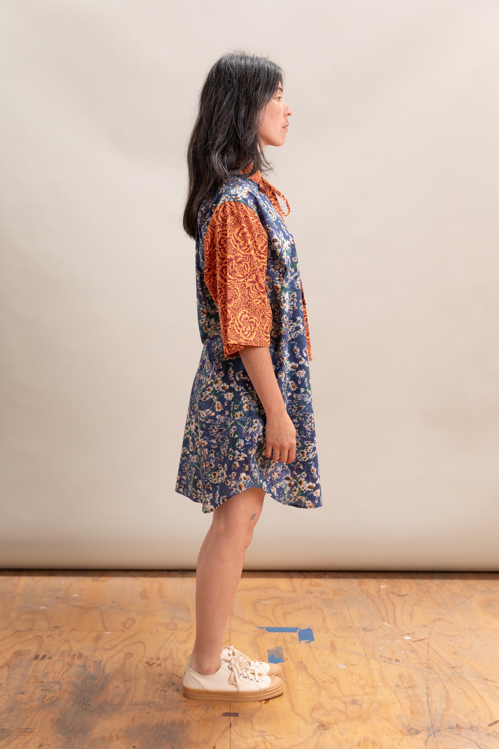 OVERSIZED SHORT SHIRT DRESS IN LIBERTY OF LONDON TANA LAWN