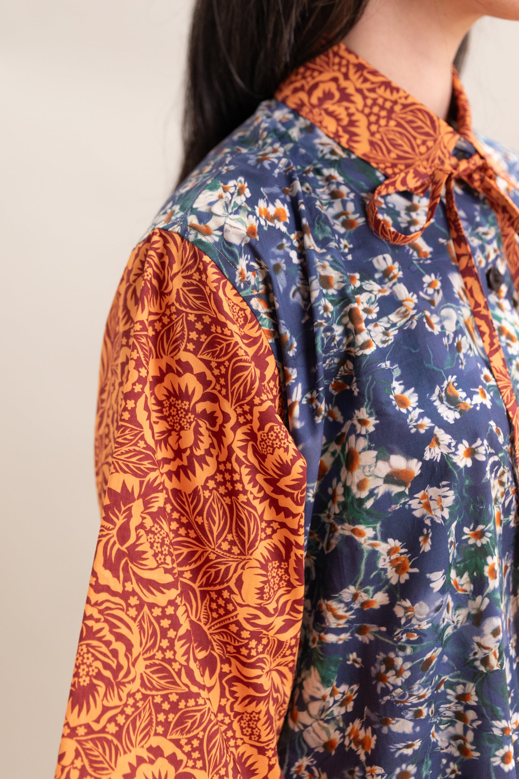 OVERSIZED SHORT SHIRT DRESS IN LIBERTY OF LONDON TANA LAWN