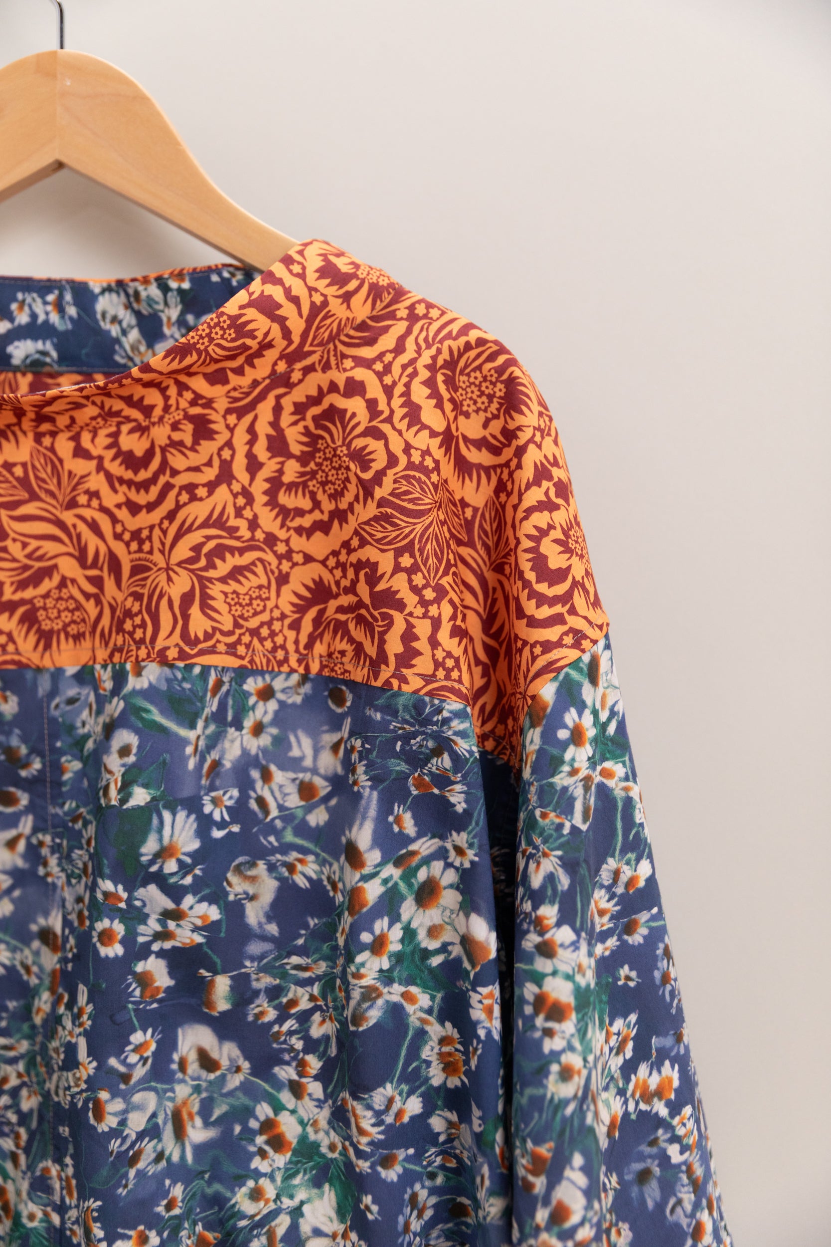 LONG SLEEVE SMOCK TOP WITH A DRAWSTRING IN LIBERTY OF LONDON TANA LAWN