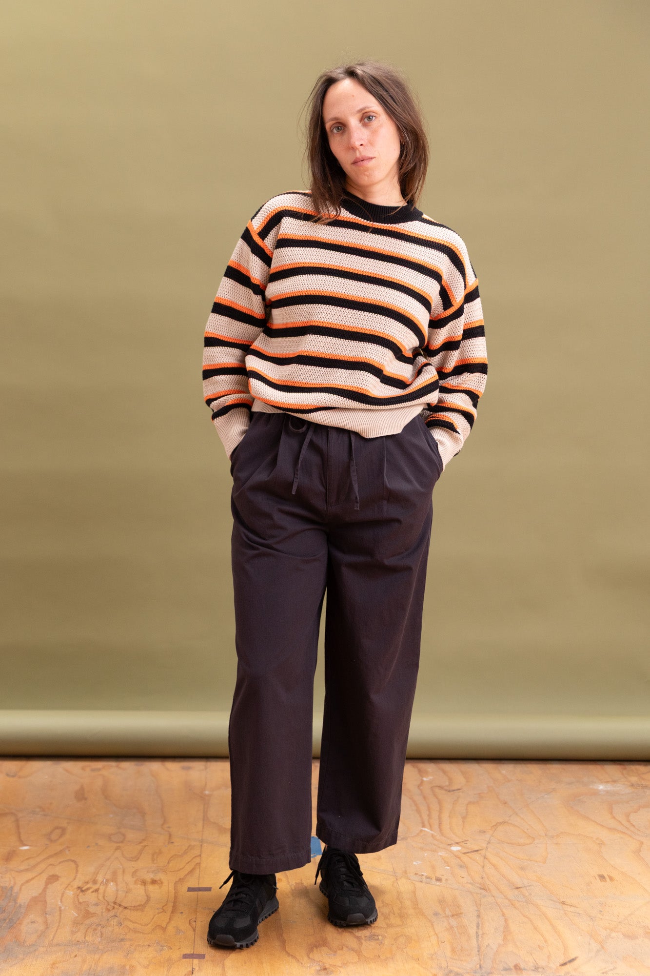 LAKESIDE CROCHET SWEATER