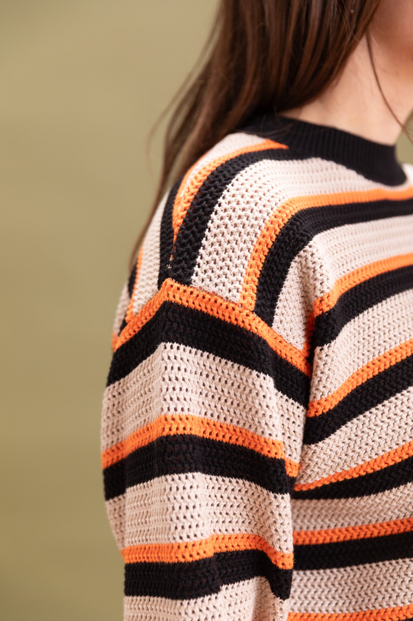 LAKESIDE CROCHET SWEATER