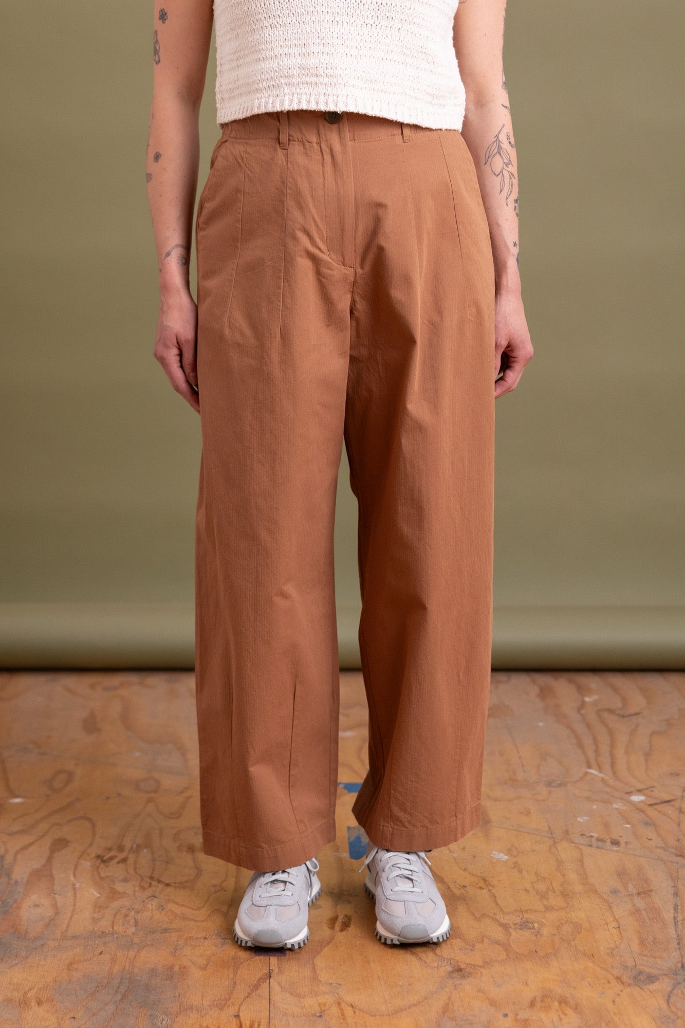 PLY PANT IN TOFFEE BROWN