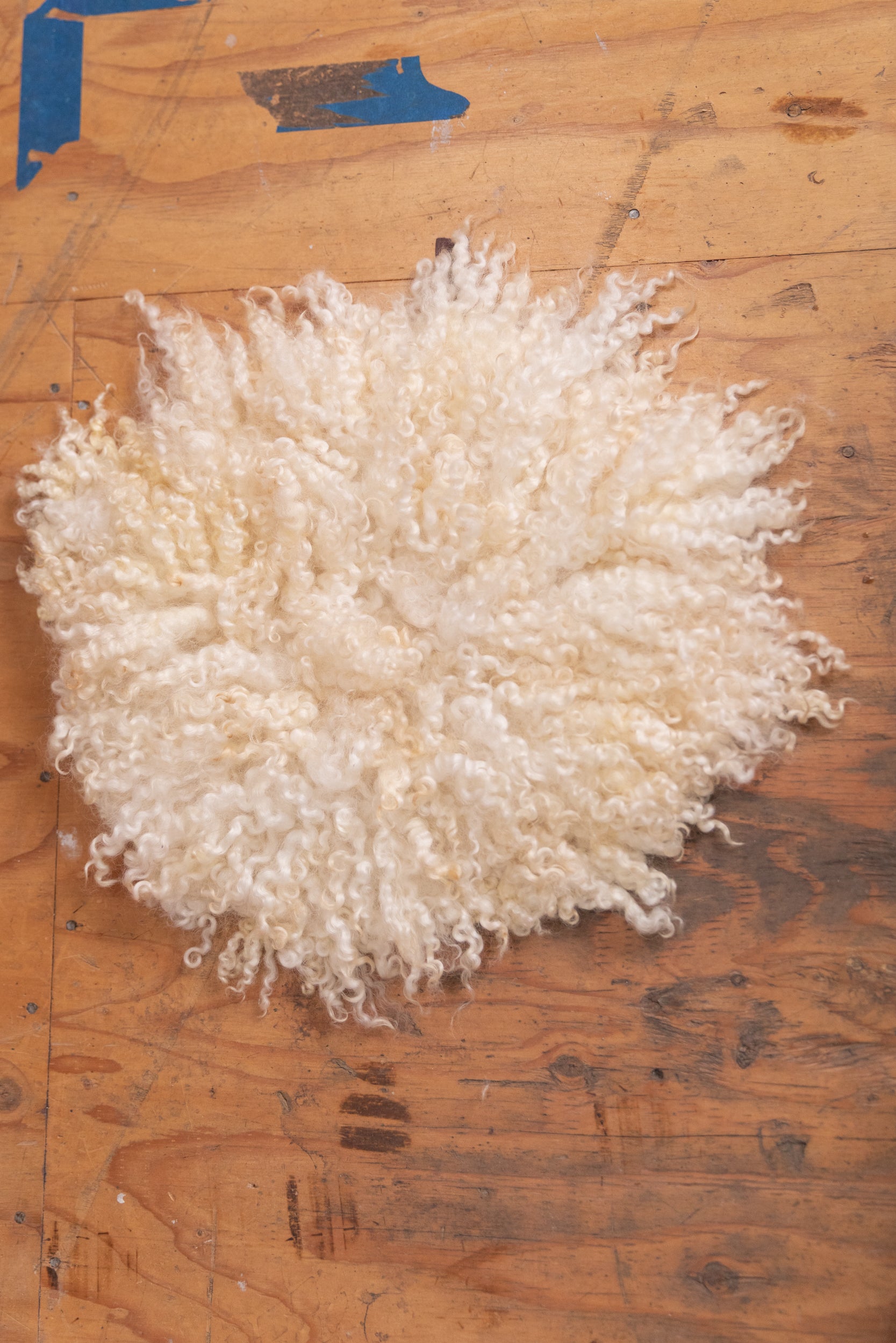 FELTED SEAT CUSHIONS IN NATURAL UNDYED WOOL