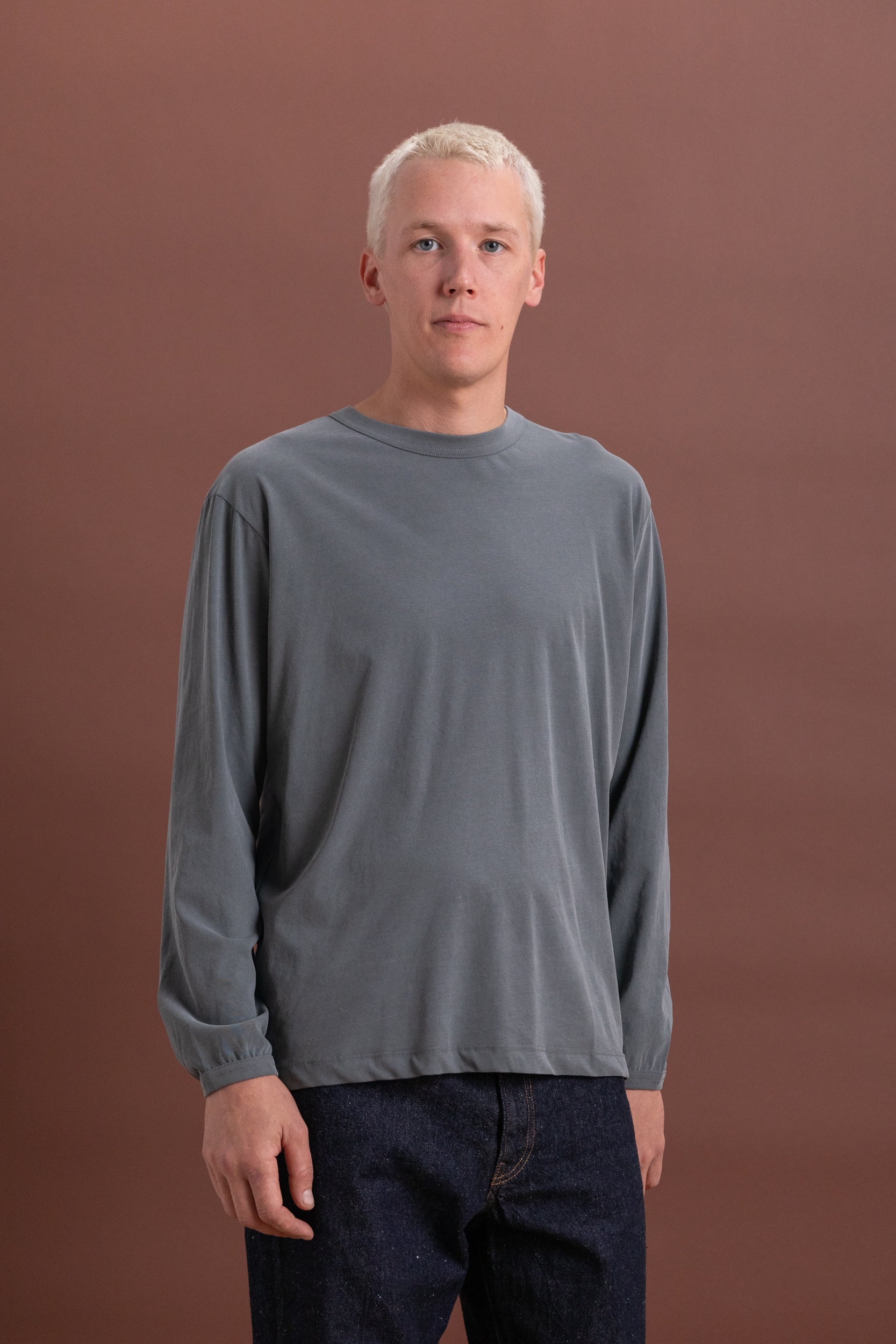 DRY LITE LONG SLEEVE TEE SHIRT IN PIGMENT KELP