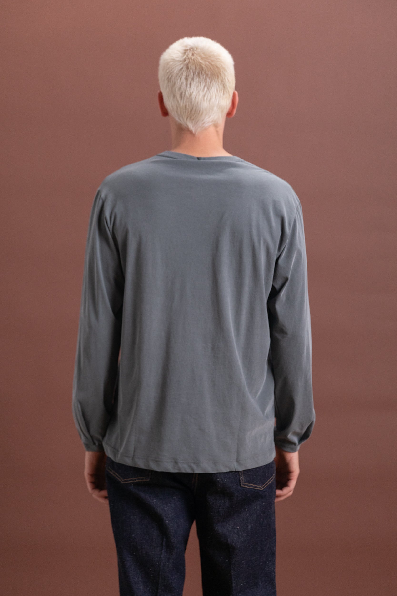 DRY LITE LONG SLEEVE TEE SHIRT IN PIGMENT KELP
