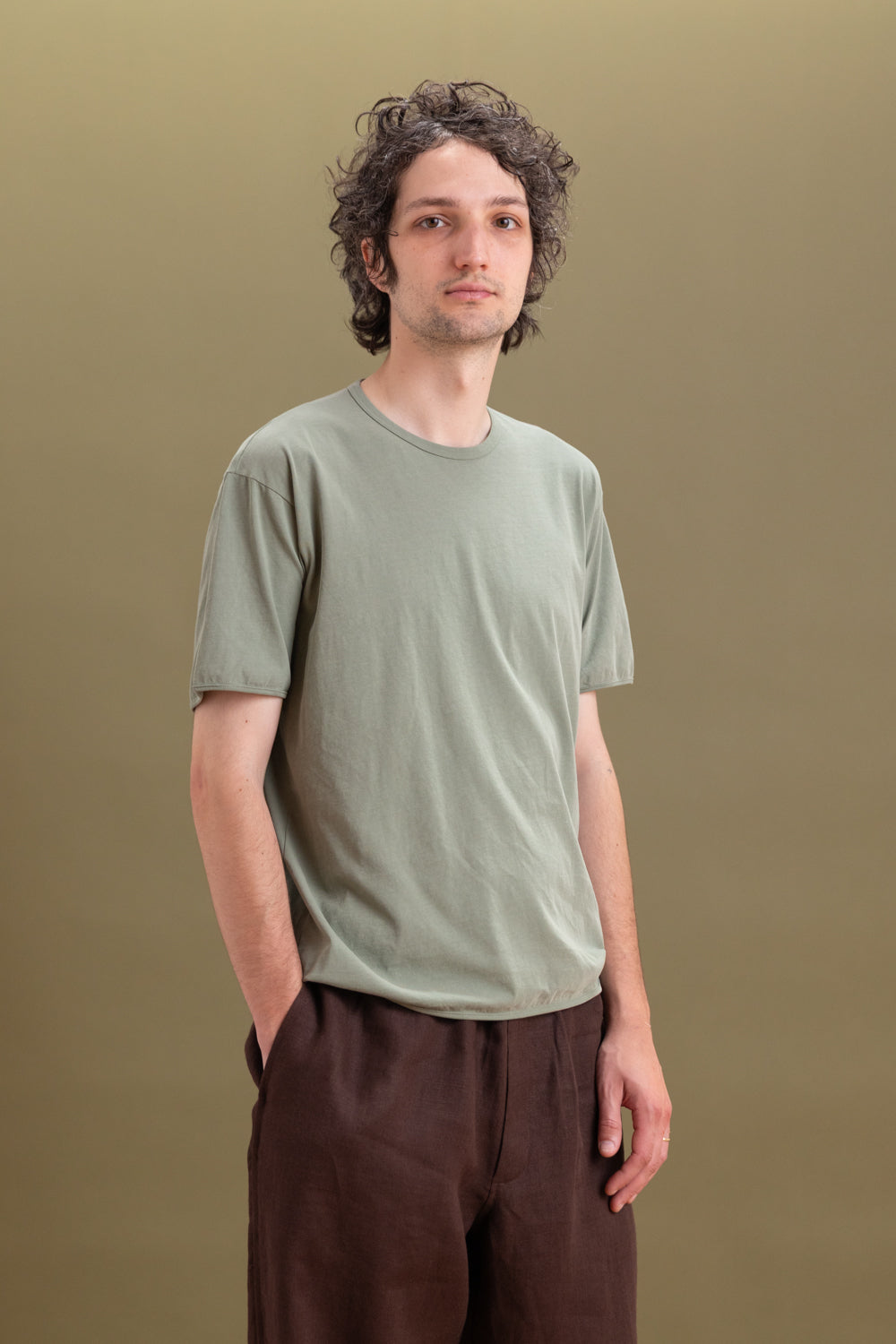 DRY LITE TEE SHIRT IN PISTACHIO