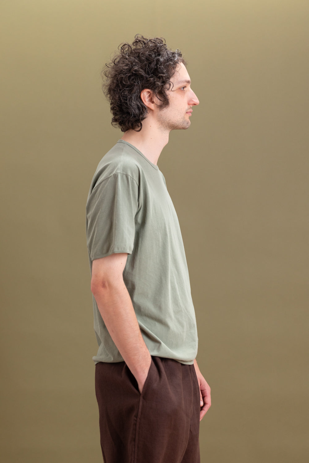 DRY LITE TEE SHIRT IN PISTACHIO