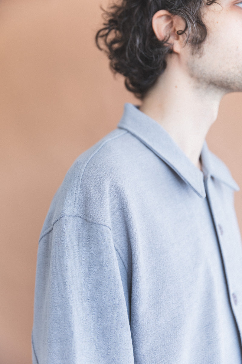 FRANCISCO BUTTONDOWN IN PIGMENT CHALK