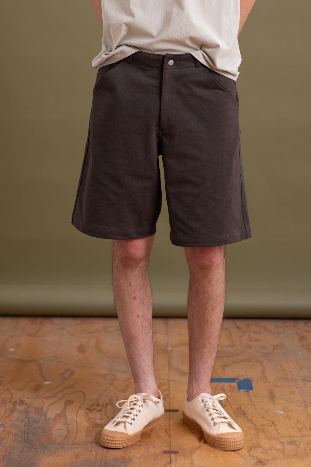 JERSEY SHORT IN BLACK PINE