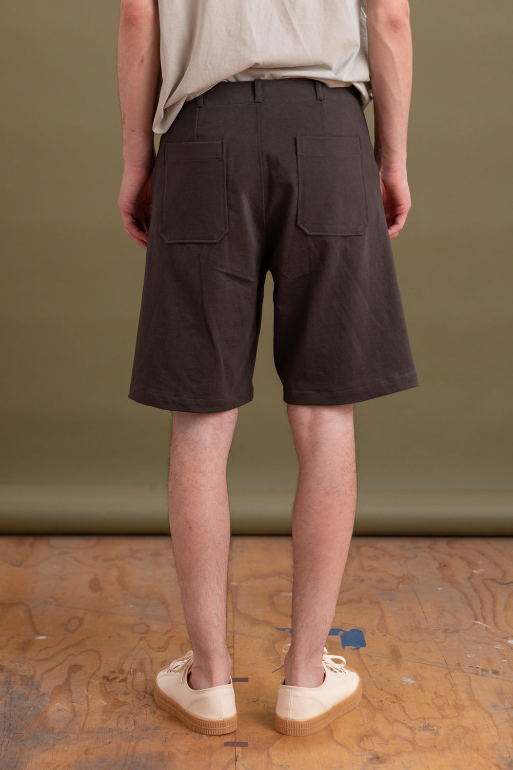 JERSEY SHORT IN BLACK PINE
