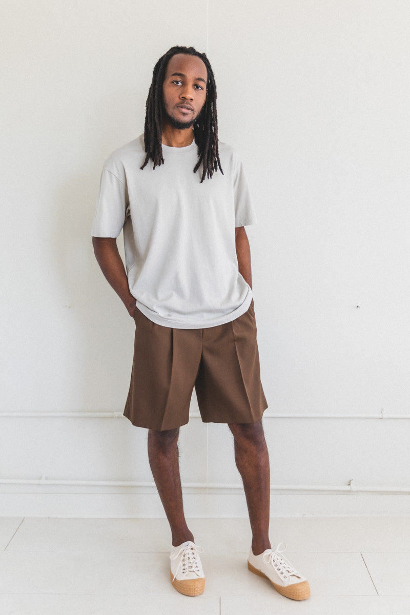 ATHENS TEE SHIRT IN PALE CLAY