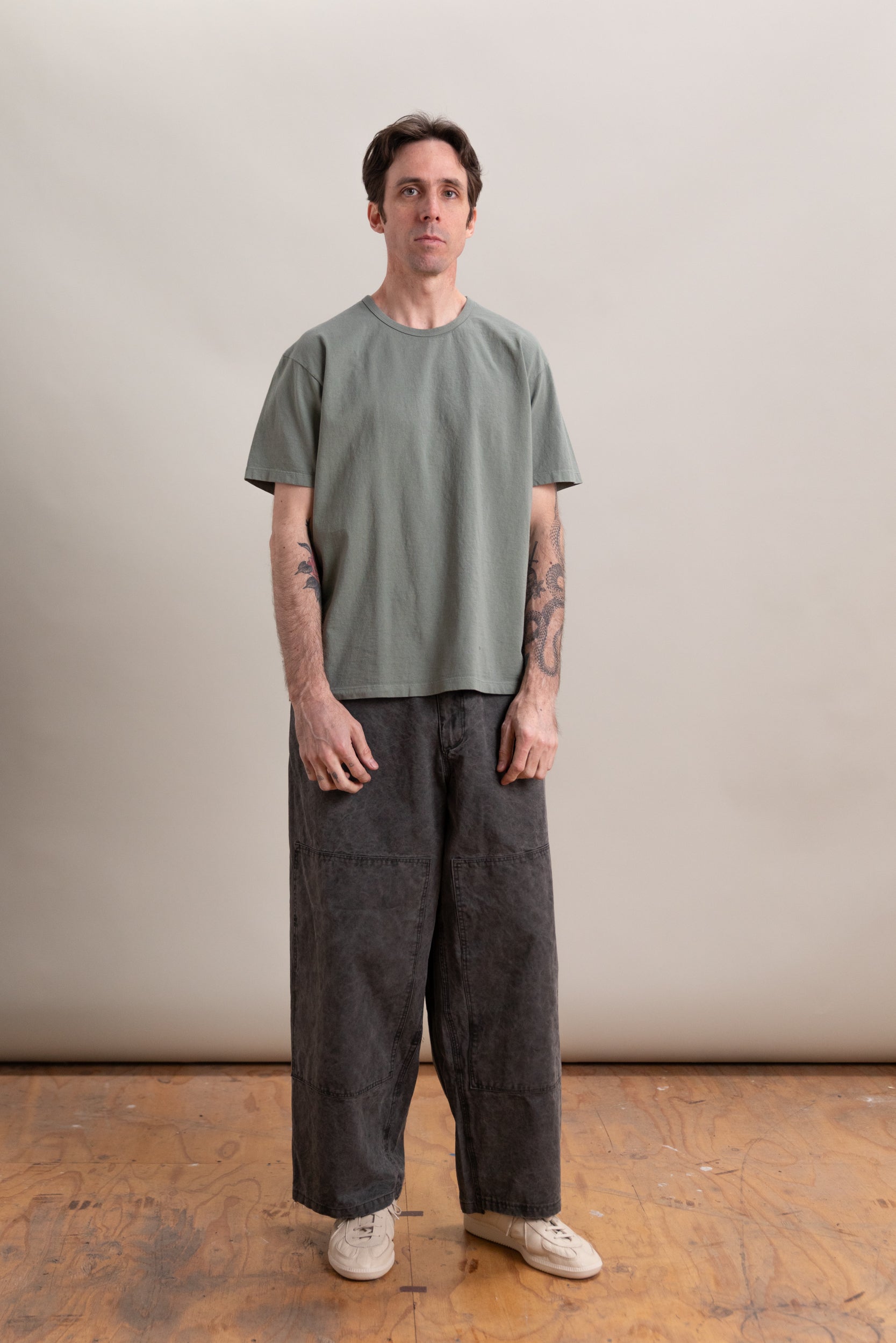 OUR TEE SHIRT IN DUSTY SAGE