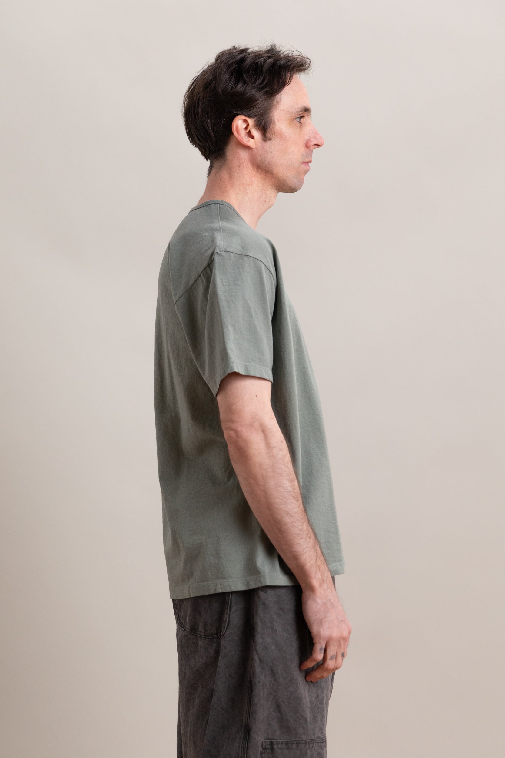 OUR TEE SHIRT IN DUSTY SAGE