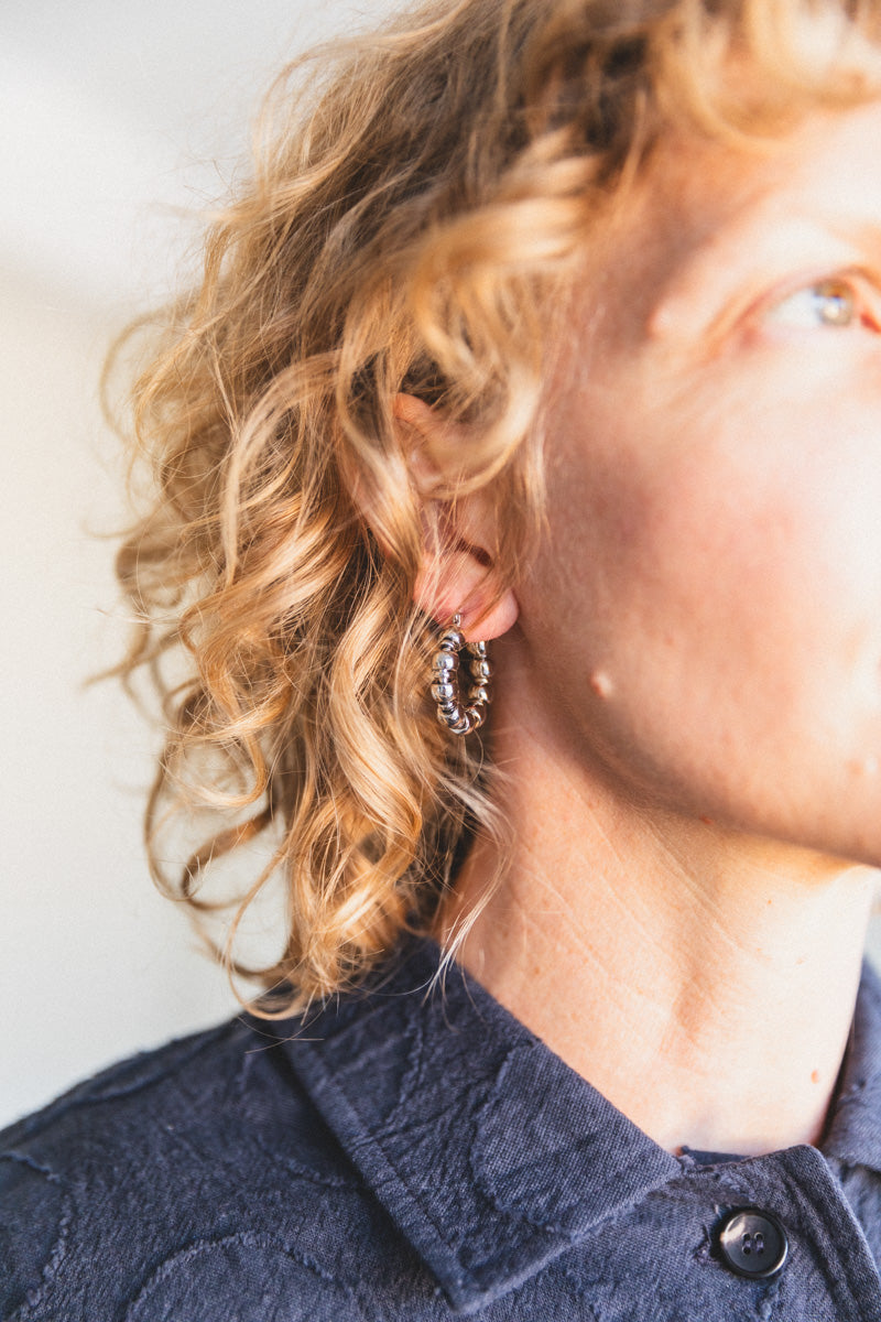 SILVER MAREMMA EARRINGS