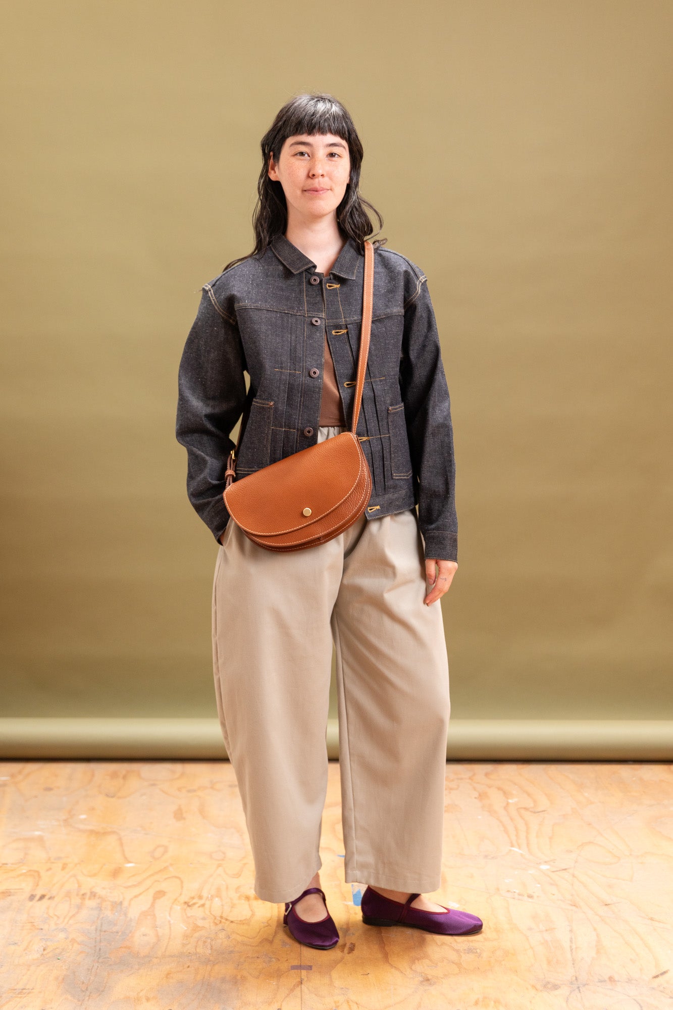 MEZZO IN BROWN LEATHER