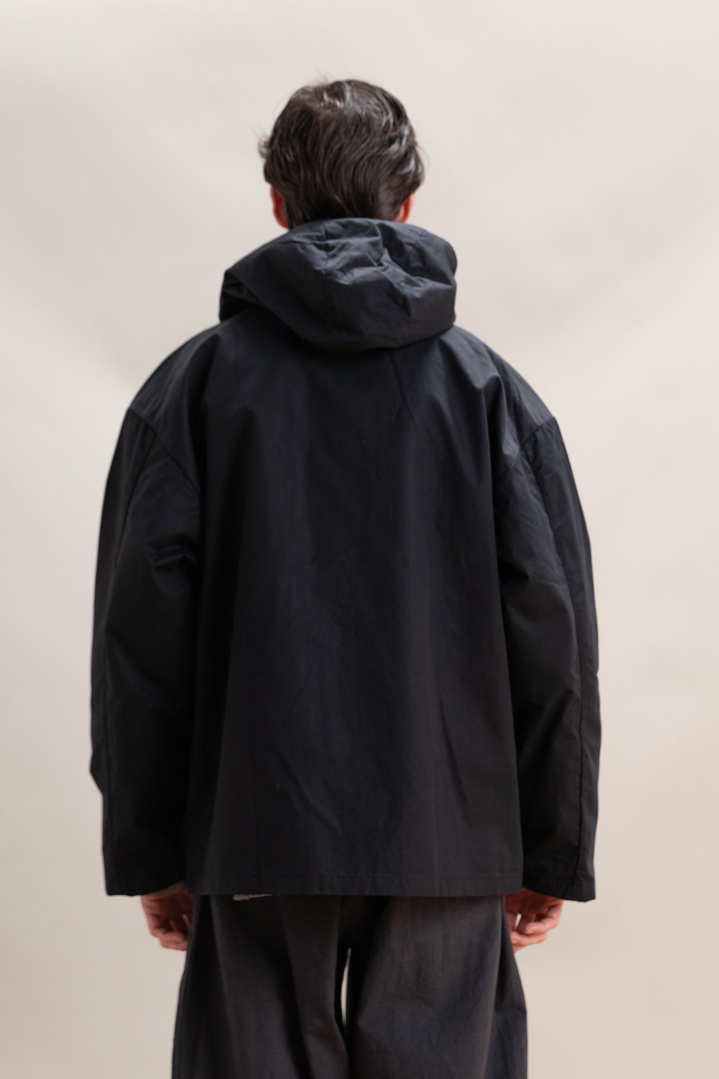 R0 Y-3 GILL JACKET IN BLACK MASTER SHIELD