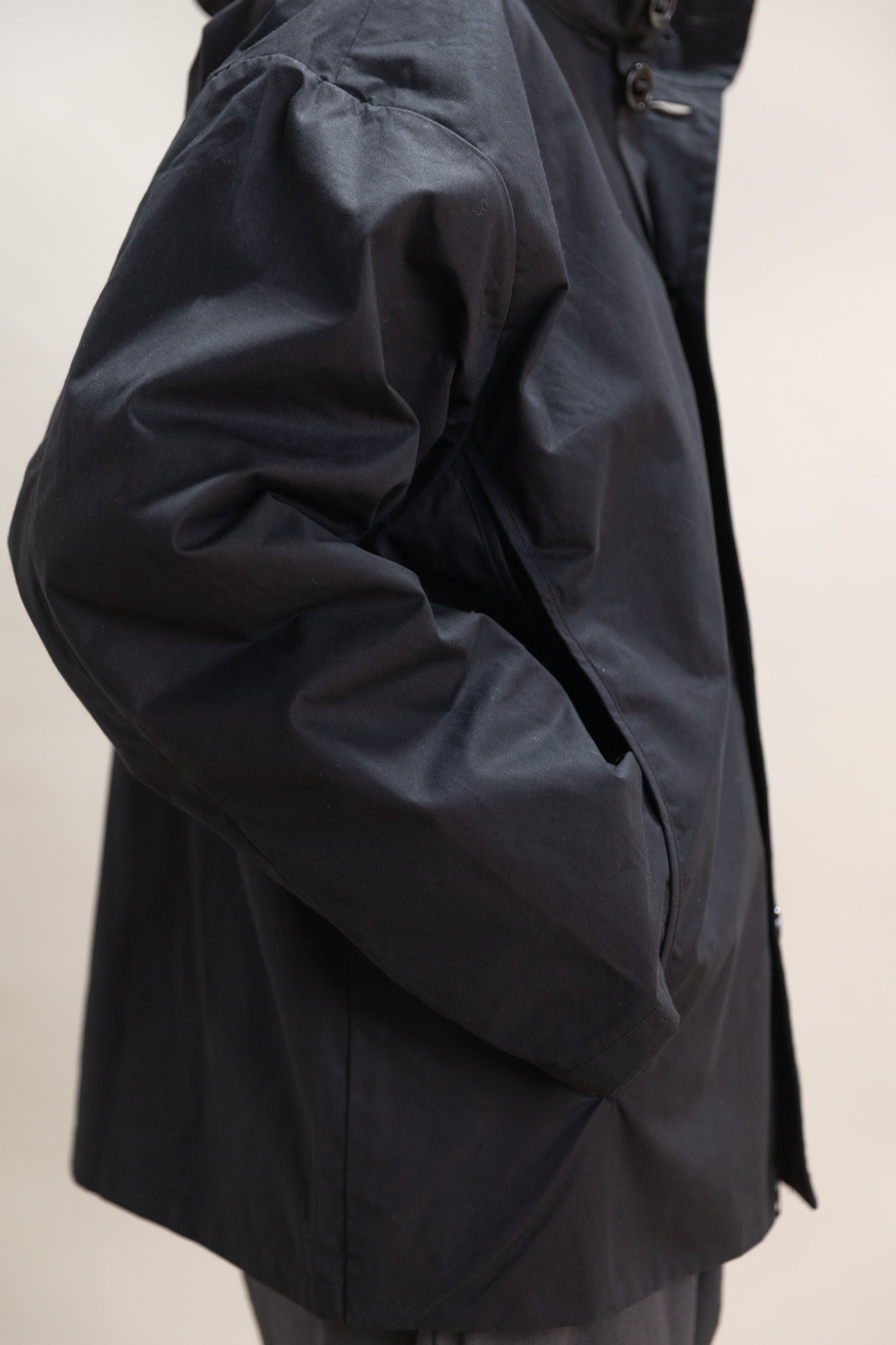 R0 Y-3 GILL JACKET IN BLACK MASTER SHIELD