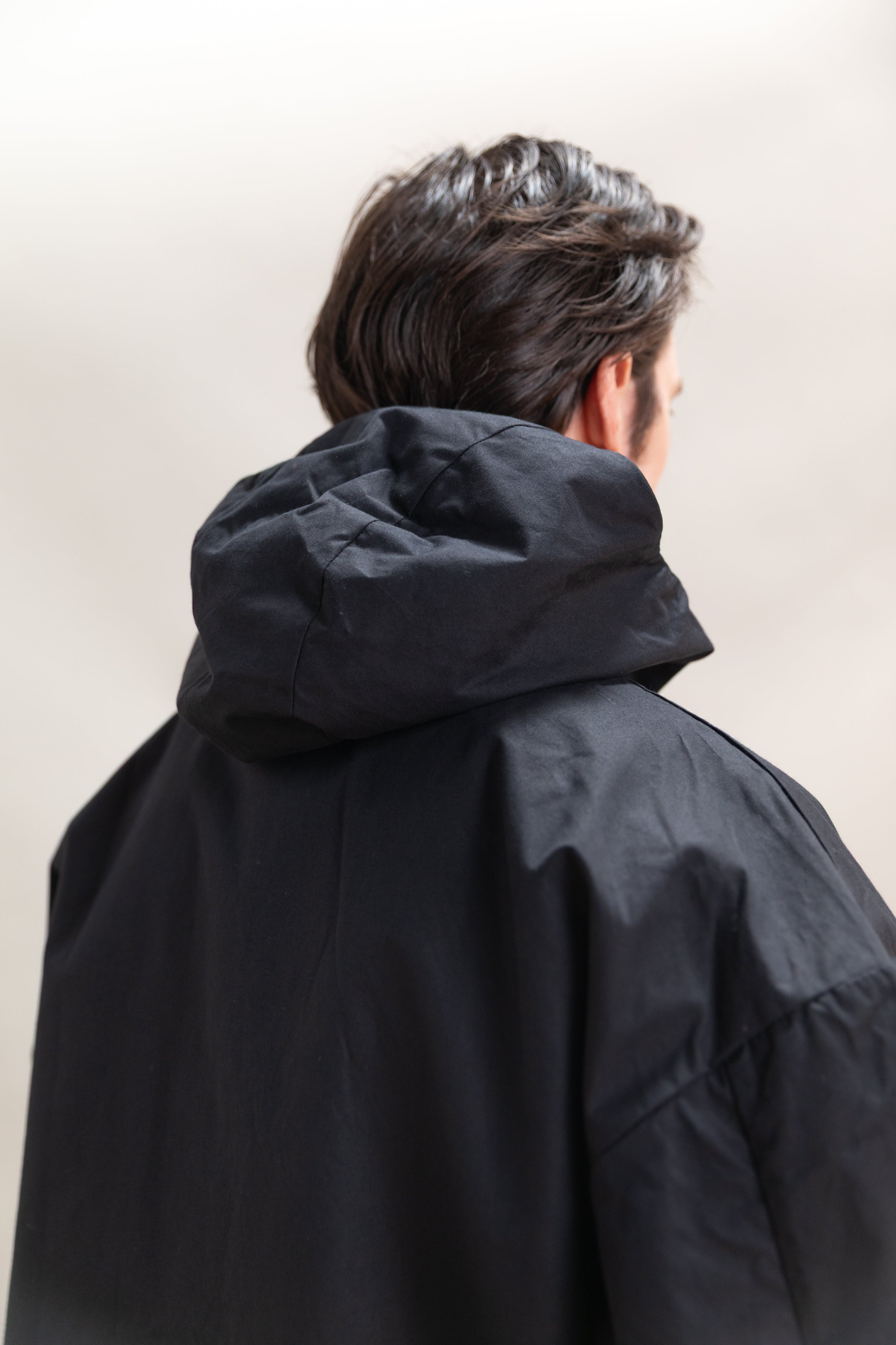 R0 Y-3 GILL JACKET IN BLACK MASTER SHIELD