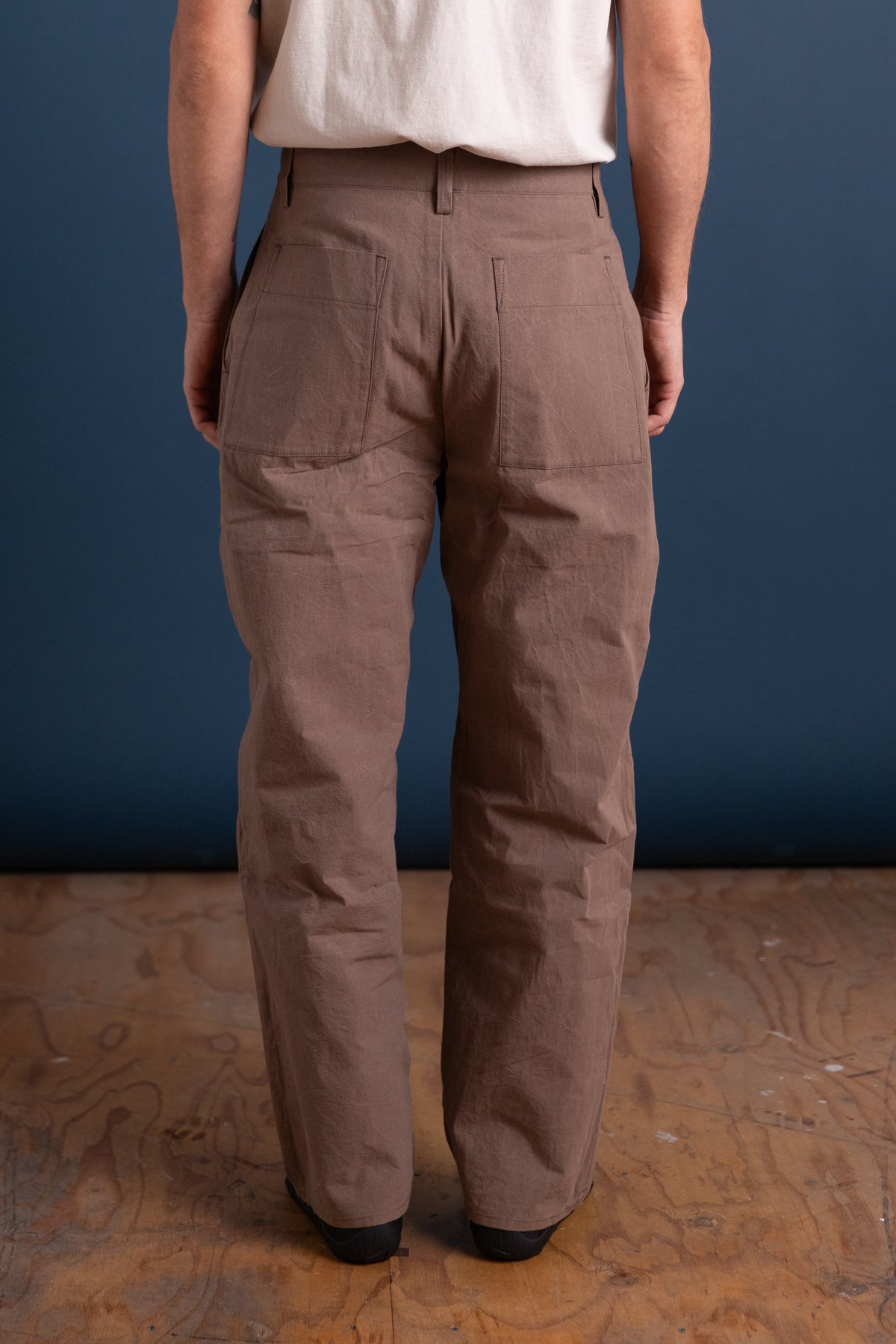 R21 P4 WIDE PANTS IN STORM WAX