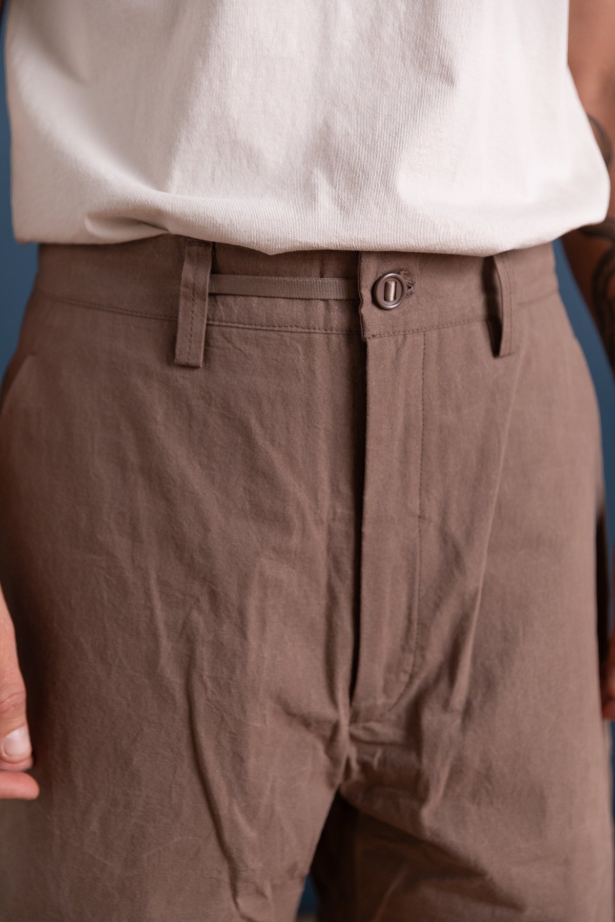 R21 P4 WIDE PANTS IN STORM WAX
