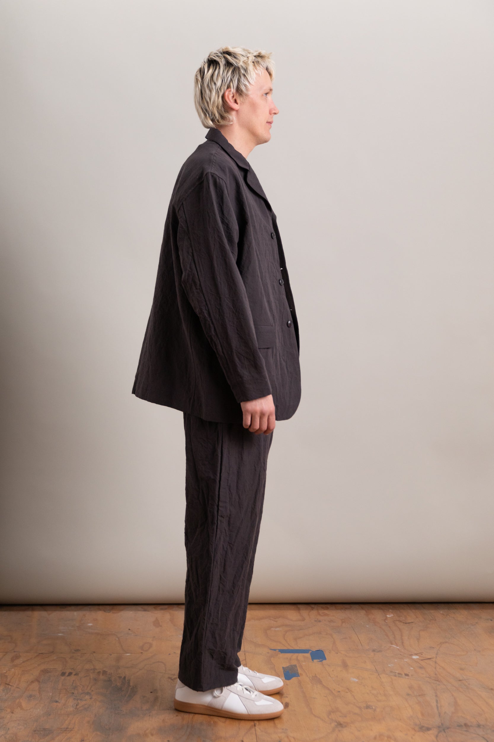 R20 Y4 BIG BLAZER IN EARTH LINEN