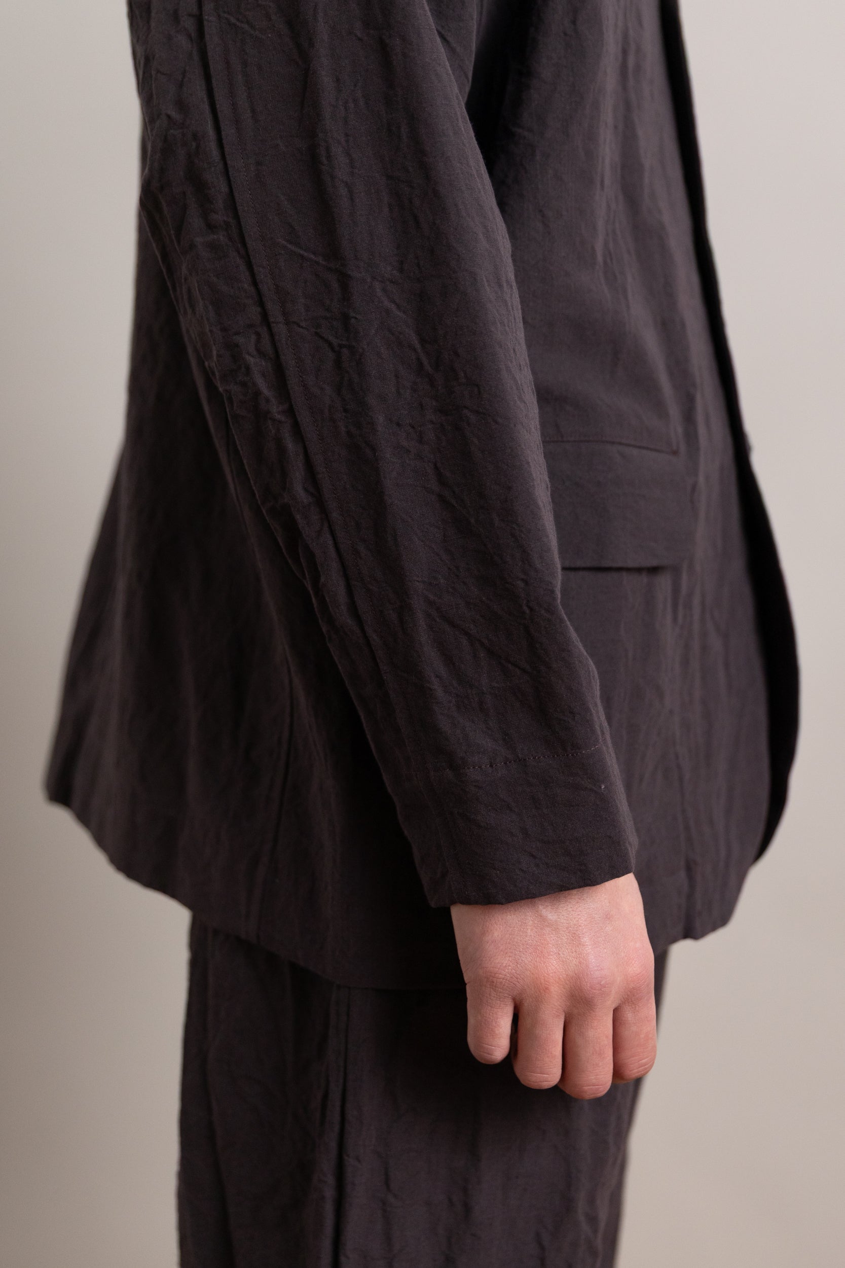 R20 Y4 BIG BLAZER IN EARTH LINEN