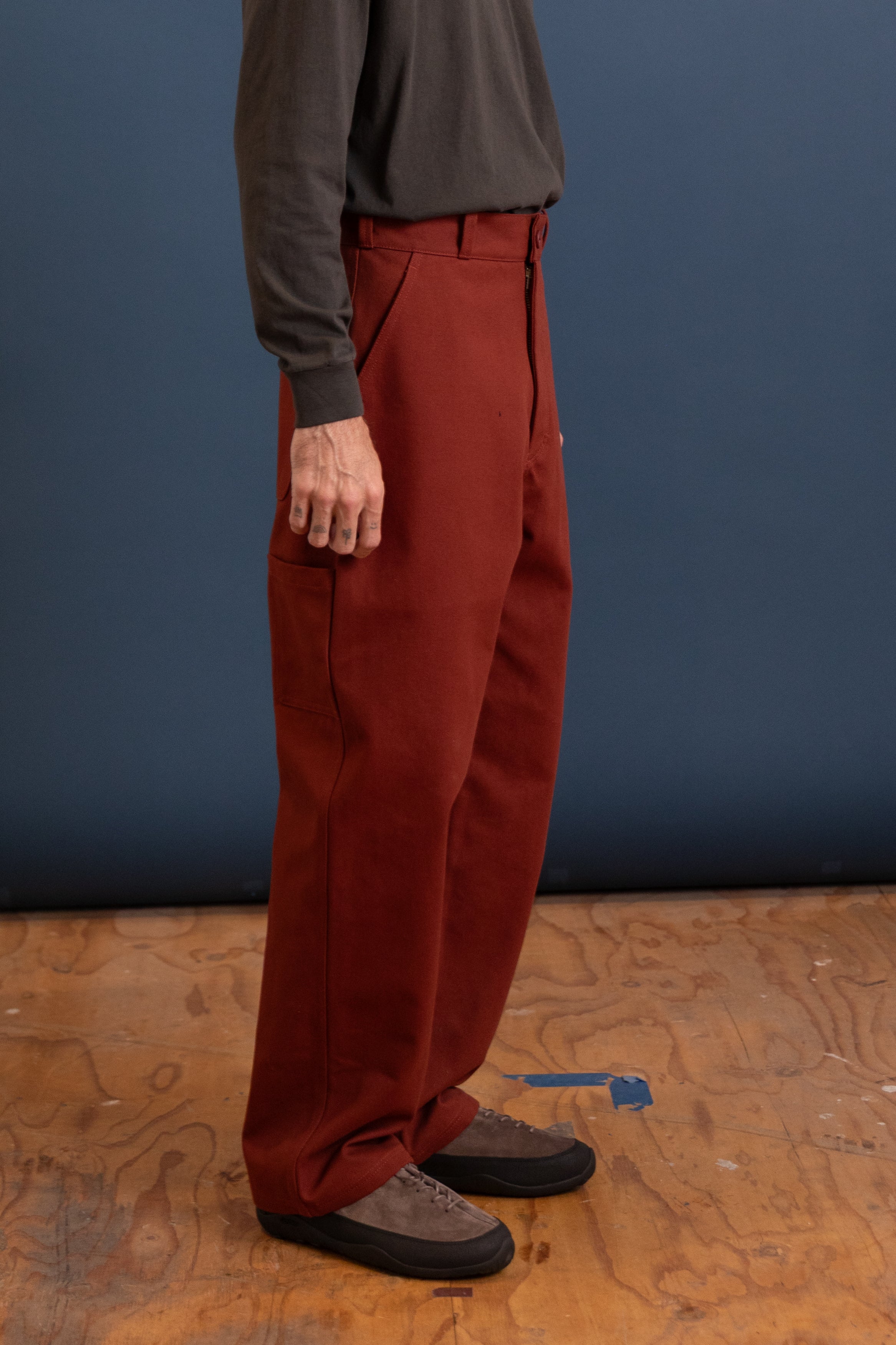 R21 J6 JEBOK PANTS IN BAKED CANVAS
