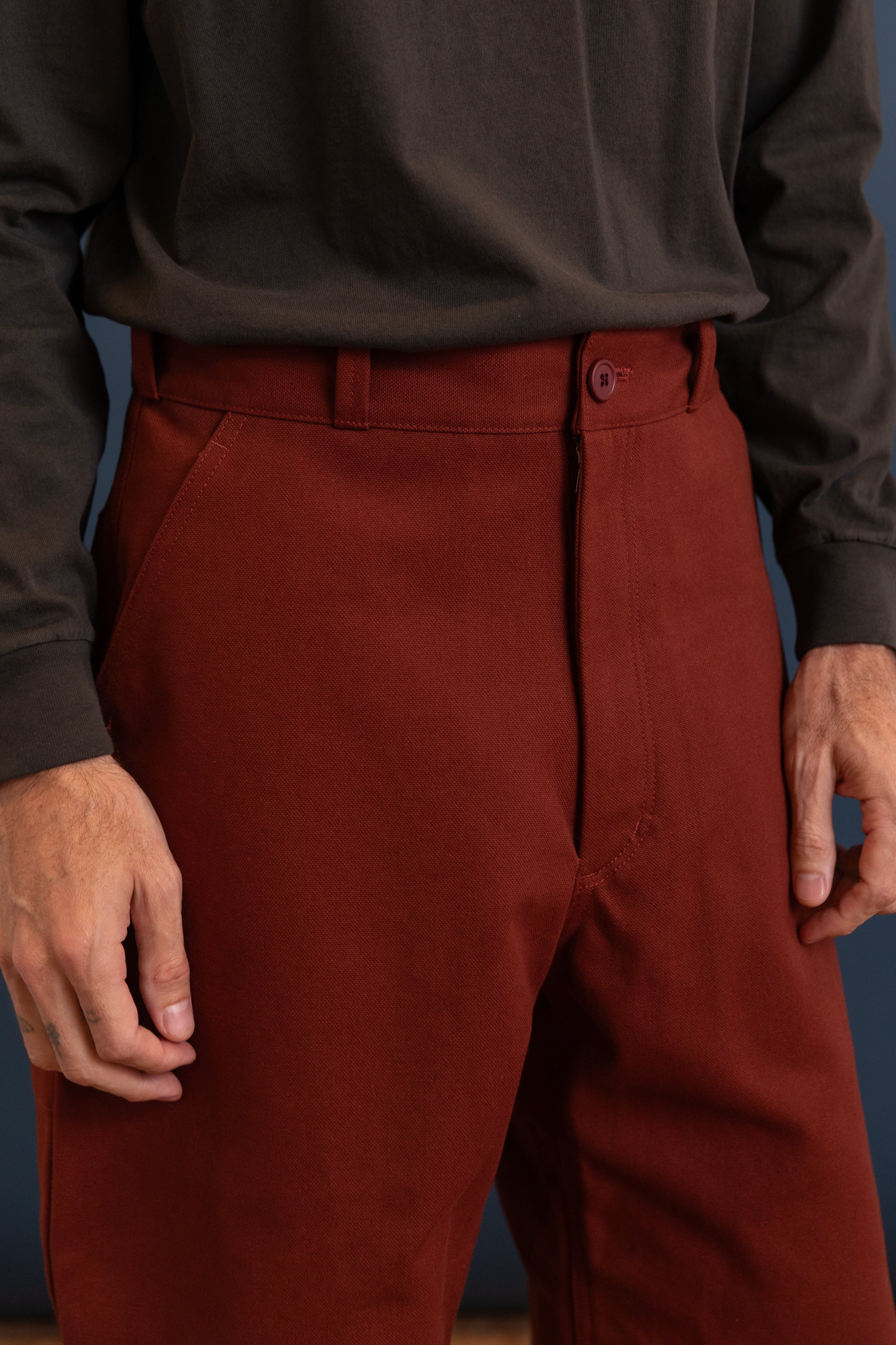 R21 J6 JEBOK PANTS IN BAKED CANVAS