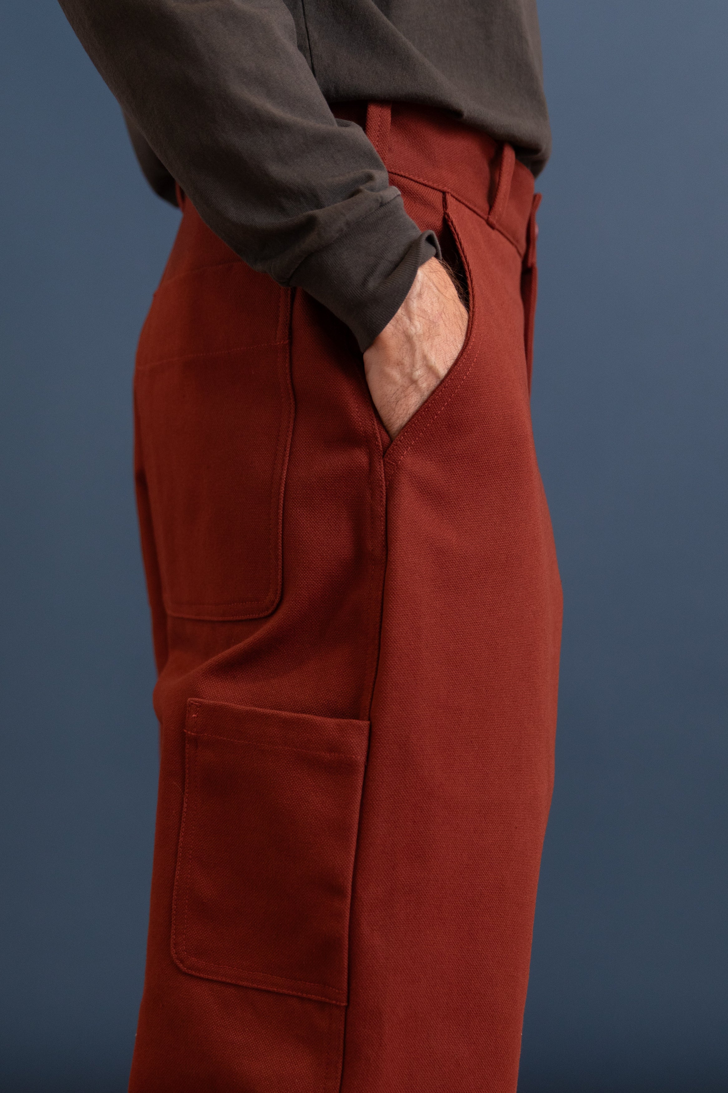R21 J6 JEBOK PANTS IN BAKED CANVAS