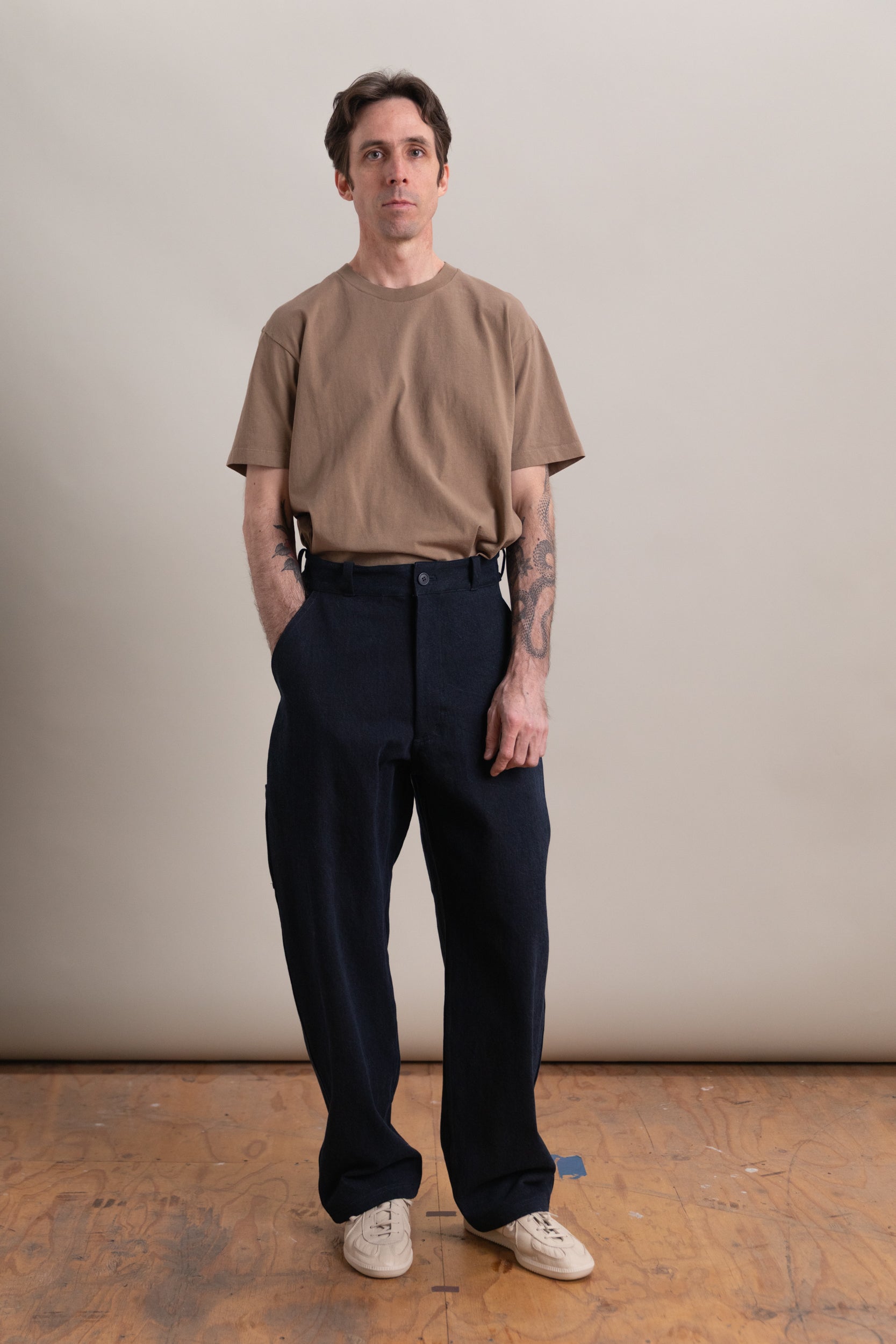 R20J6 JEBOK PANTS IN BLUE SUMI INK DENIM