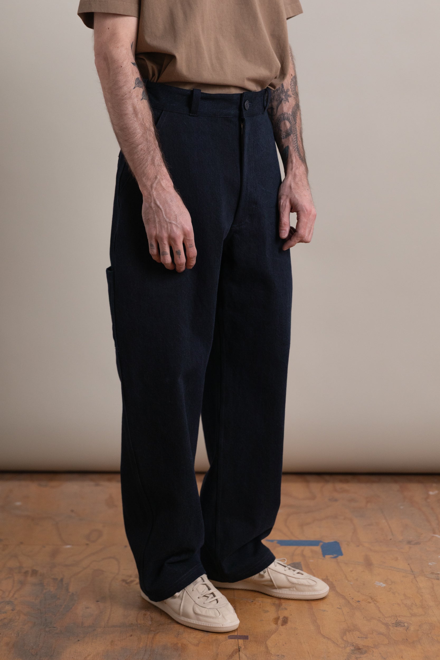 R20J6 JEBOK PANTS IN BLUE SUMI INK DENIM